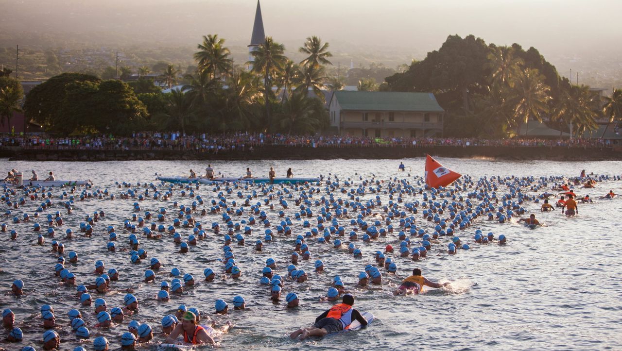 Así será las salida del Mundial IRONMAN de Kona