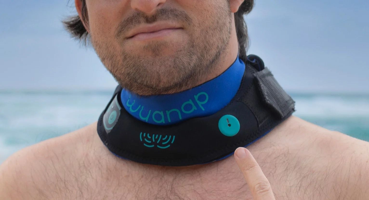 Así funciona el WUANAP, el collar que te salva la vida en el agua
