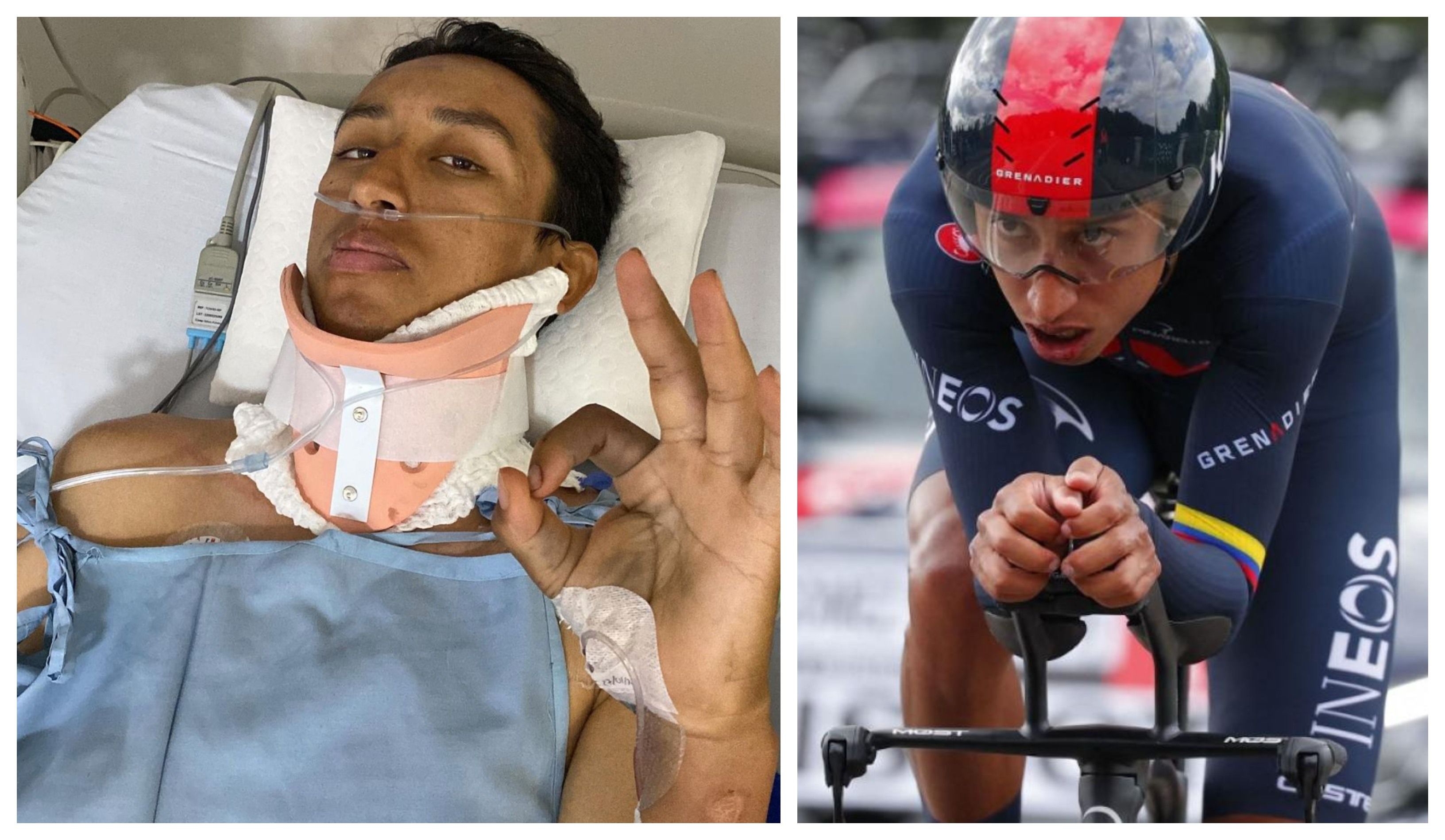 Egan Bernal relata los detalles del terrible accidente que pudo costarle la vida