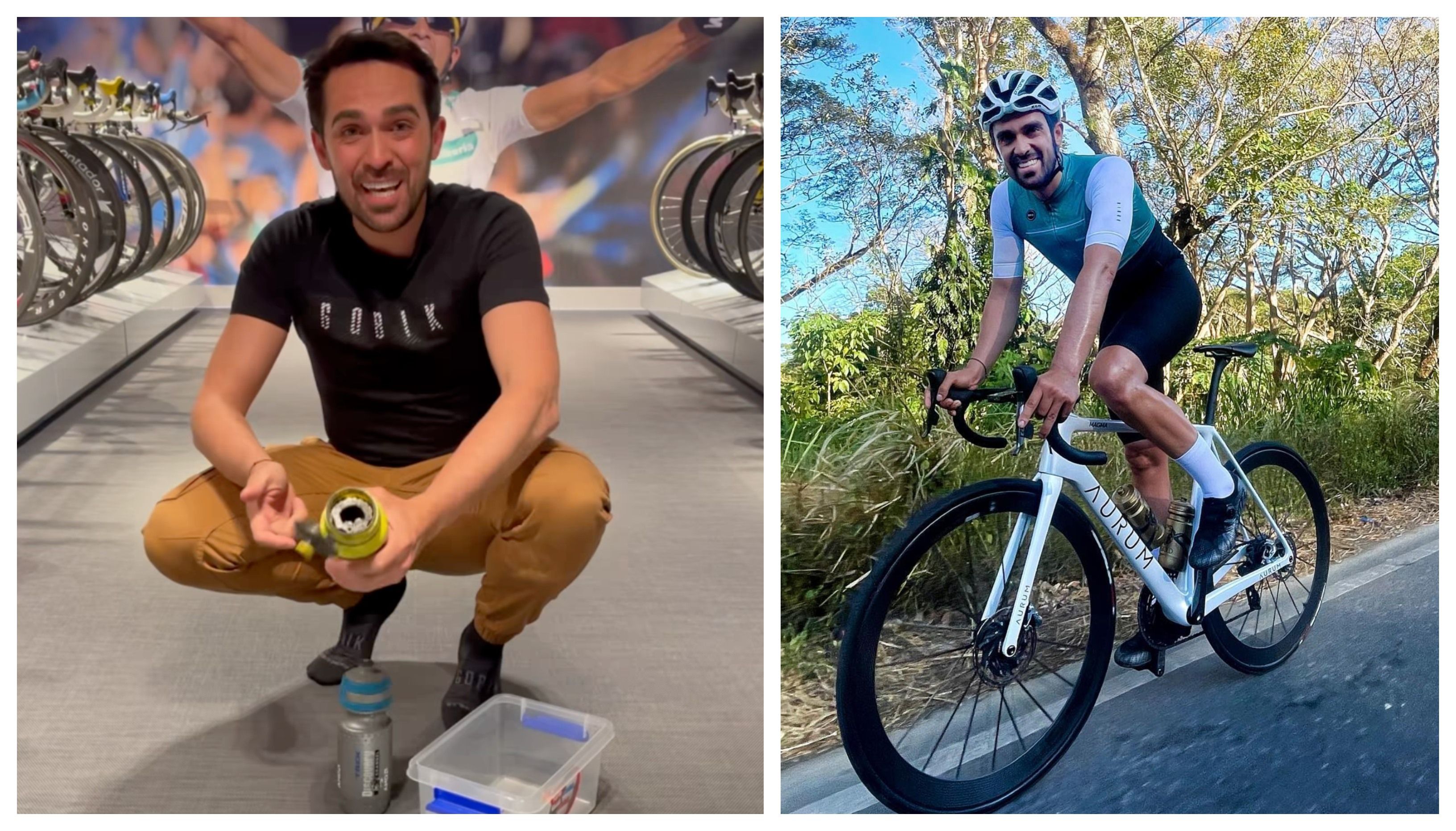 El viejo método de entrenamiento de Alberto Contador.