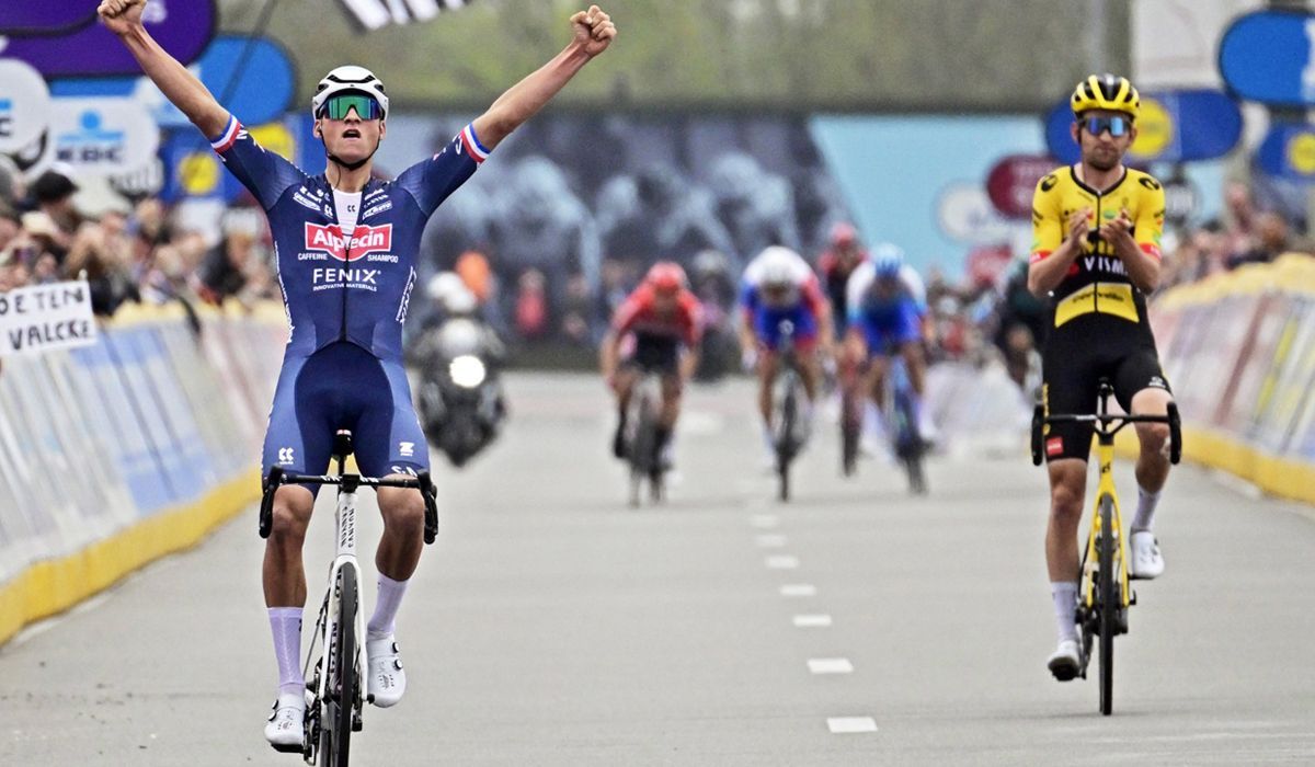 Así 'reventó' el potenciómetro Mathieu Van der Poel para ganar en 'A Través de Flandes'