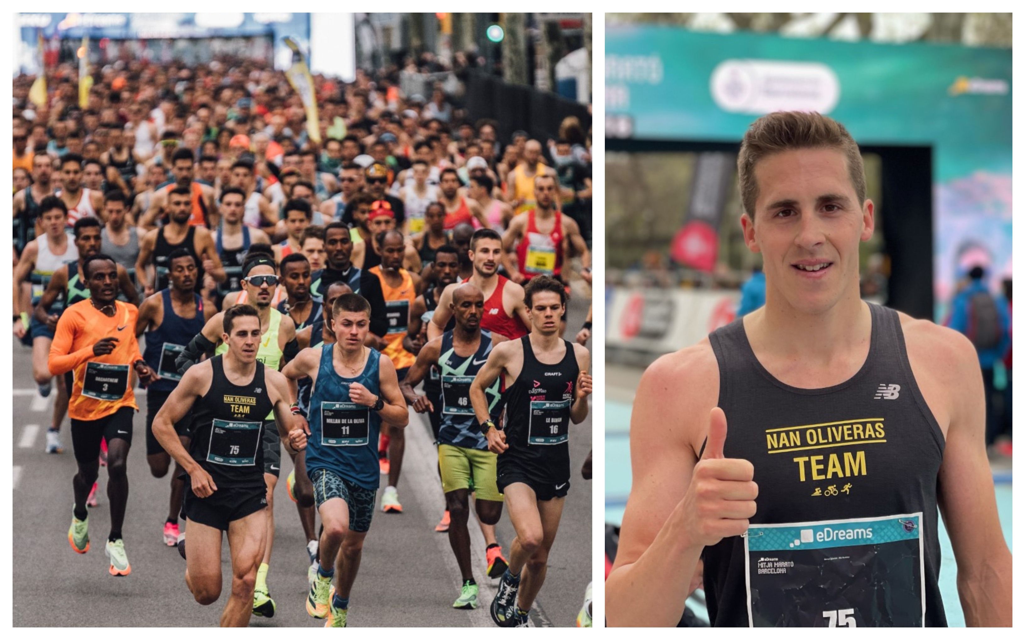 Nan Oliveras corre el Medio Maratón de Barcelona 3 03 km