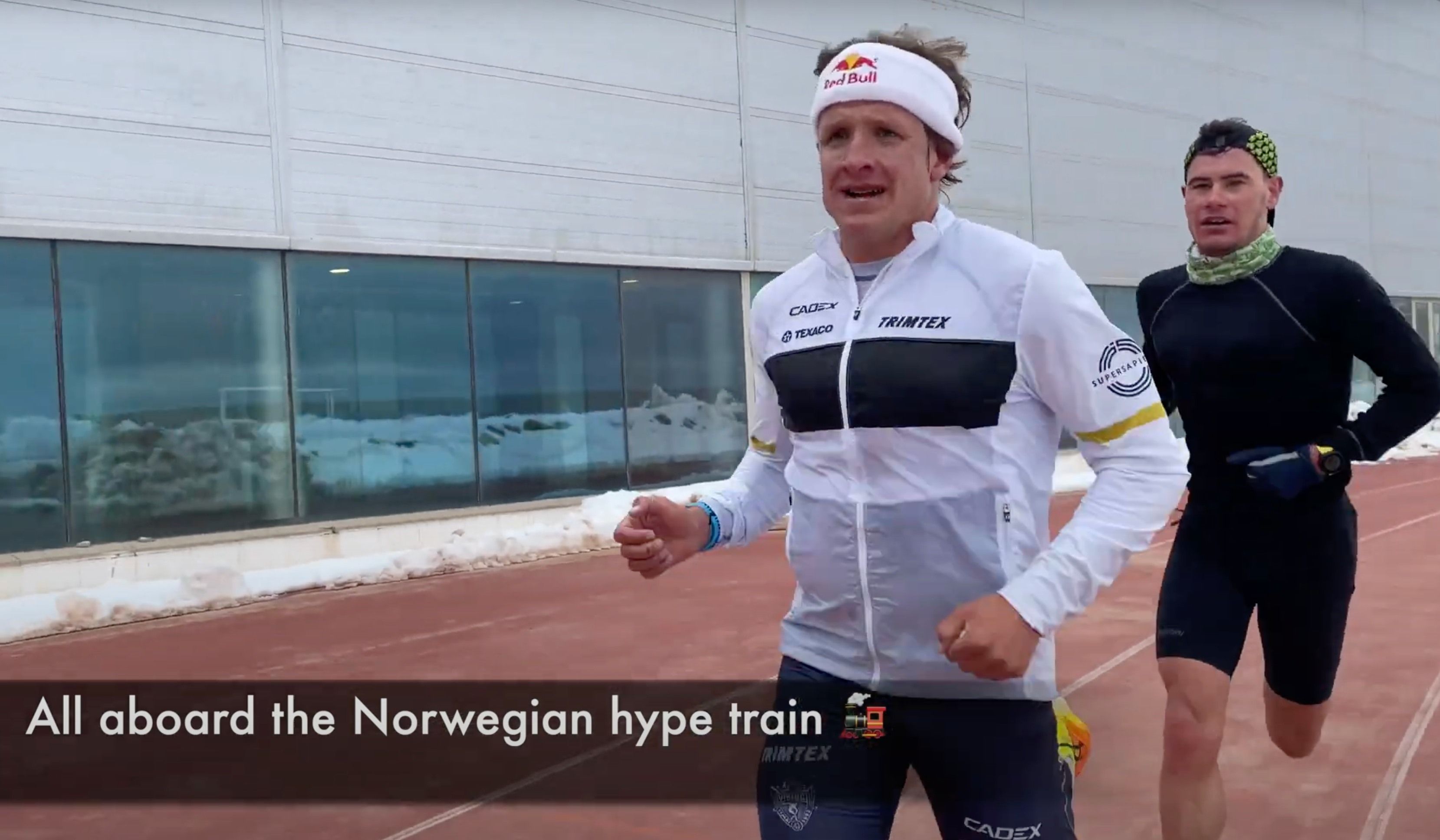 Los noruegos 'presumen' de su último entrenamiento IRONMAN