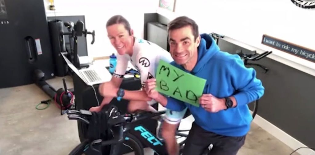 "¡Qué idiota!": Cuando tu marido y subcampeón del mundo IRONMAN te deja fuera de carrera.