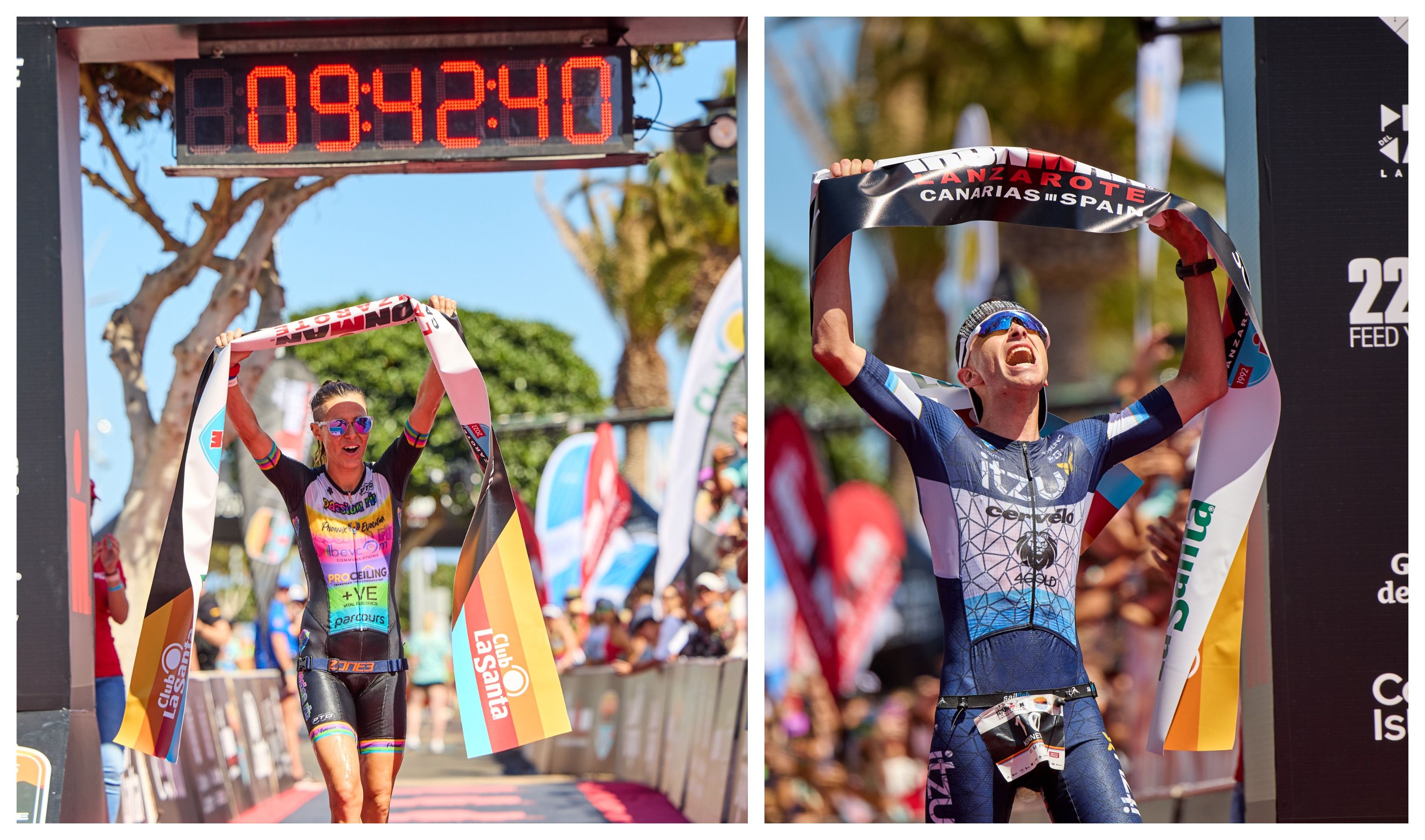 Kenneth Vandendriessche y Lydia Dant ganan el XXX Ironman de Lanzarote