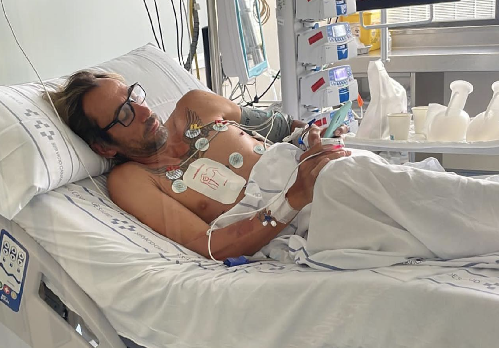 Pedro Tomé acabó en la UCI tras retirarse del IRONMAN de Lanzarote... con COVID y tras haber sufrido un infarto.