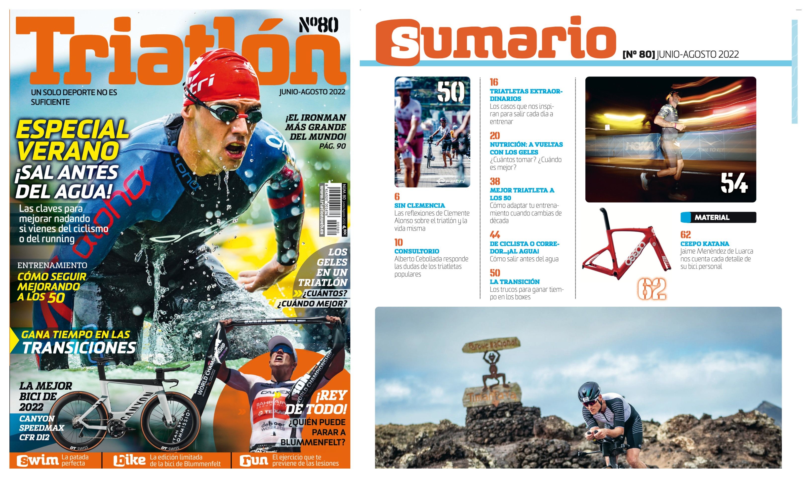 Ya está a la venta el número 80 de la Revista Triatlón.