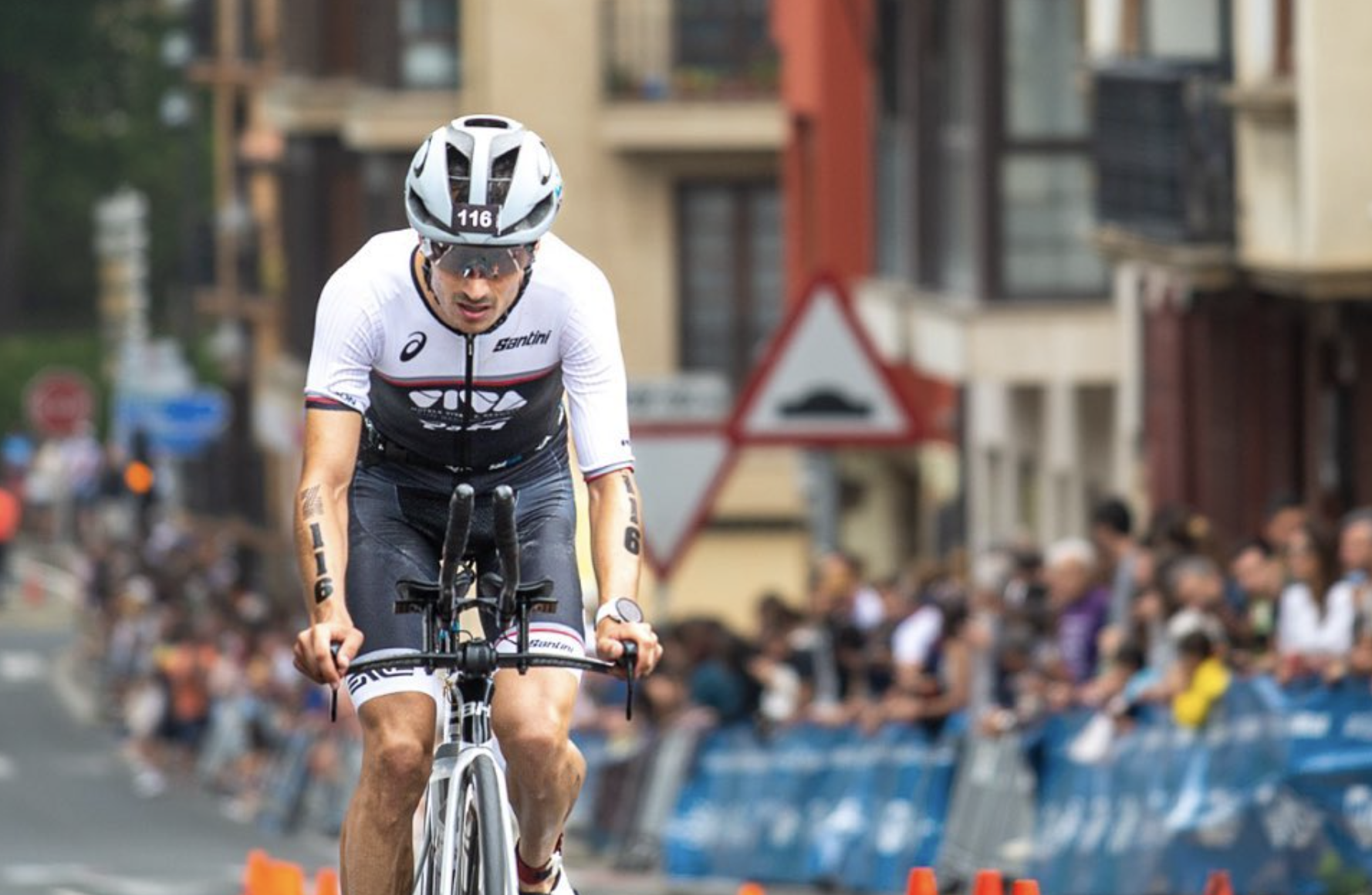 Me estrellé con el Triatlón de Zarautz y su dureza.