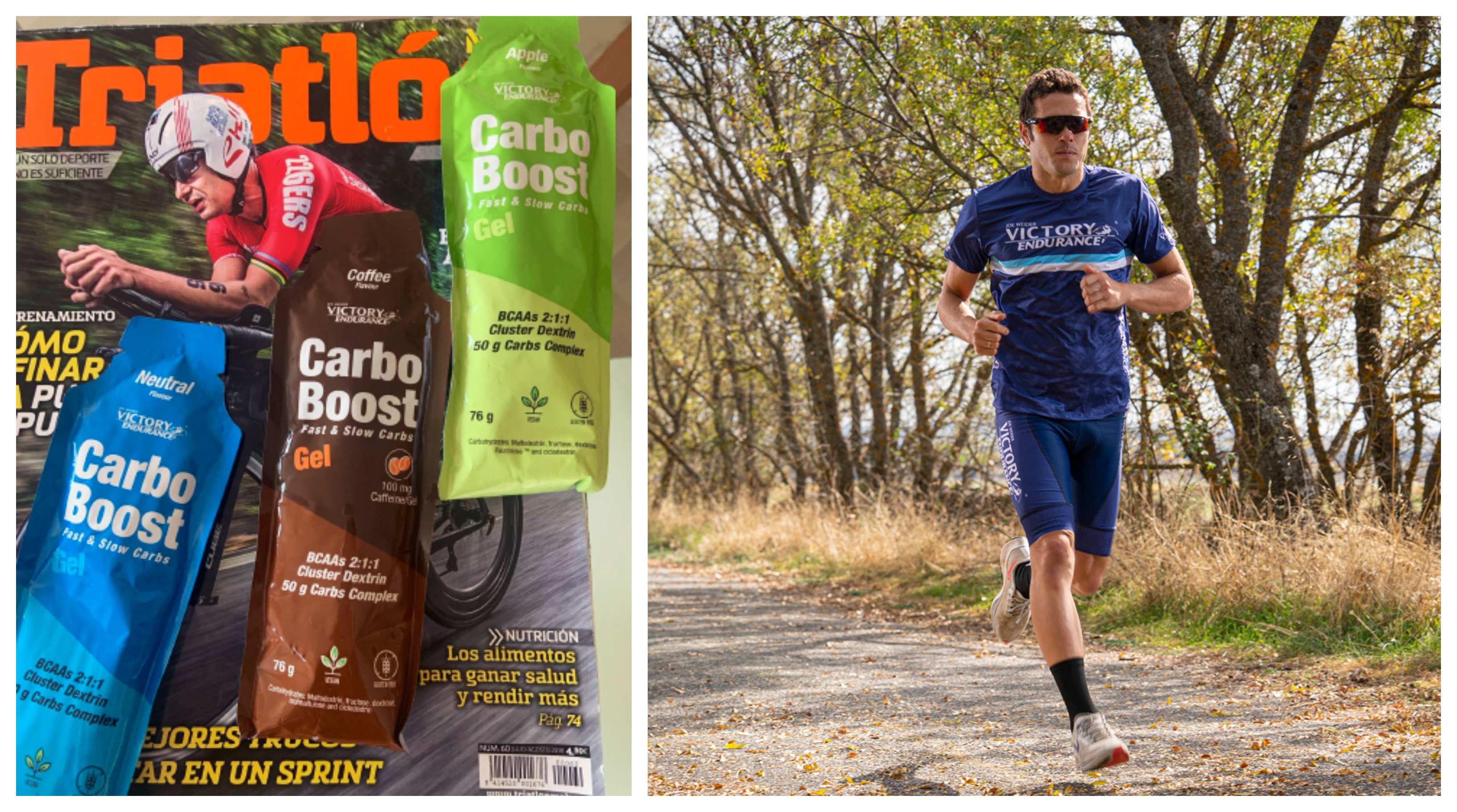 Pure Maltodextrin y Carbo Boost de Victory Endurance