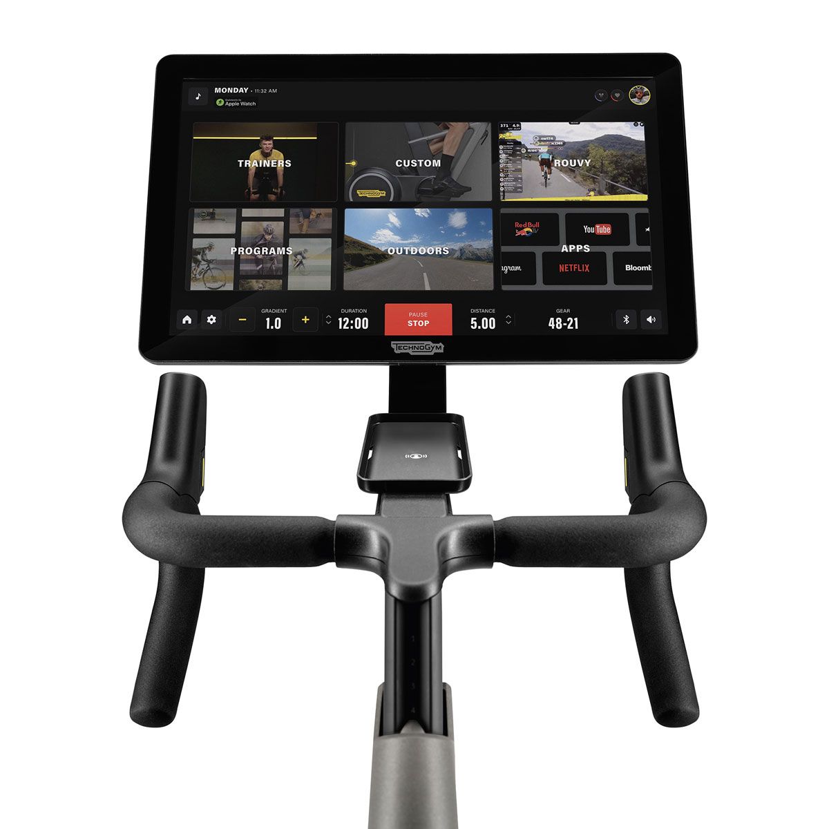 Technogym Ride tiene una pantalla de 22 pulgadas Technogym Ride tiene una pantalla de 22 pulgadas