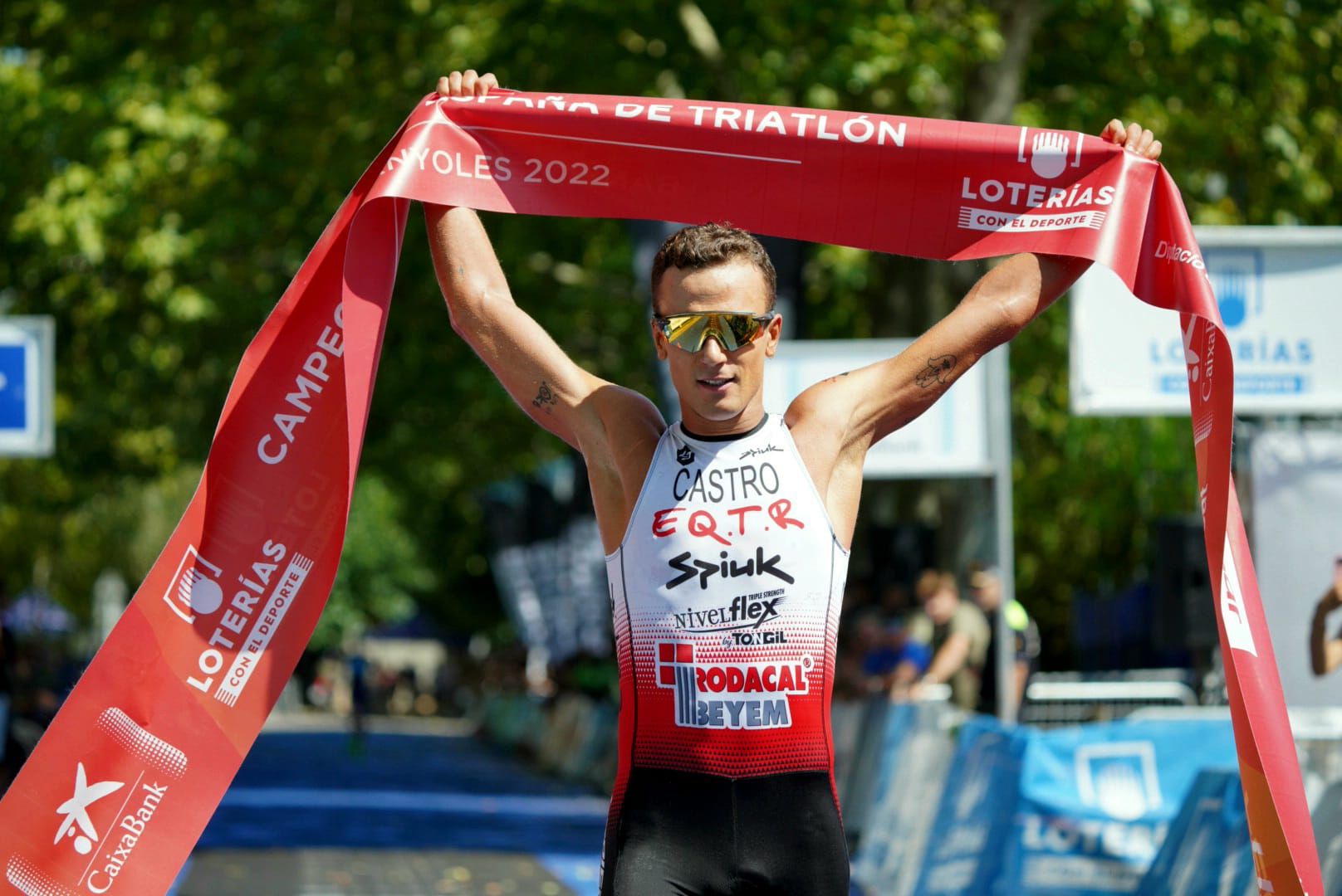 David Castro y Sara Guerrero, campeones de España de Triatlón de Distancia Olímpica en Banyoles