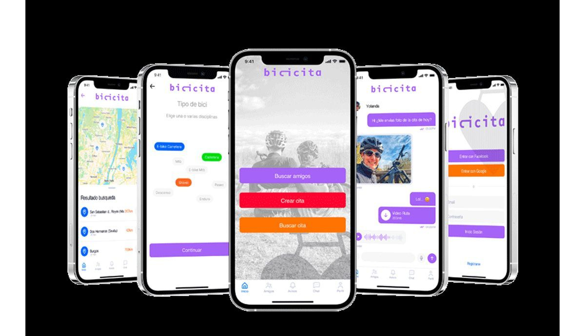 Bicicita app para rutas y amigos
