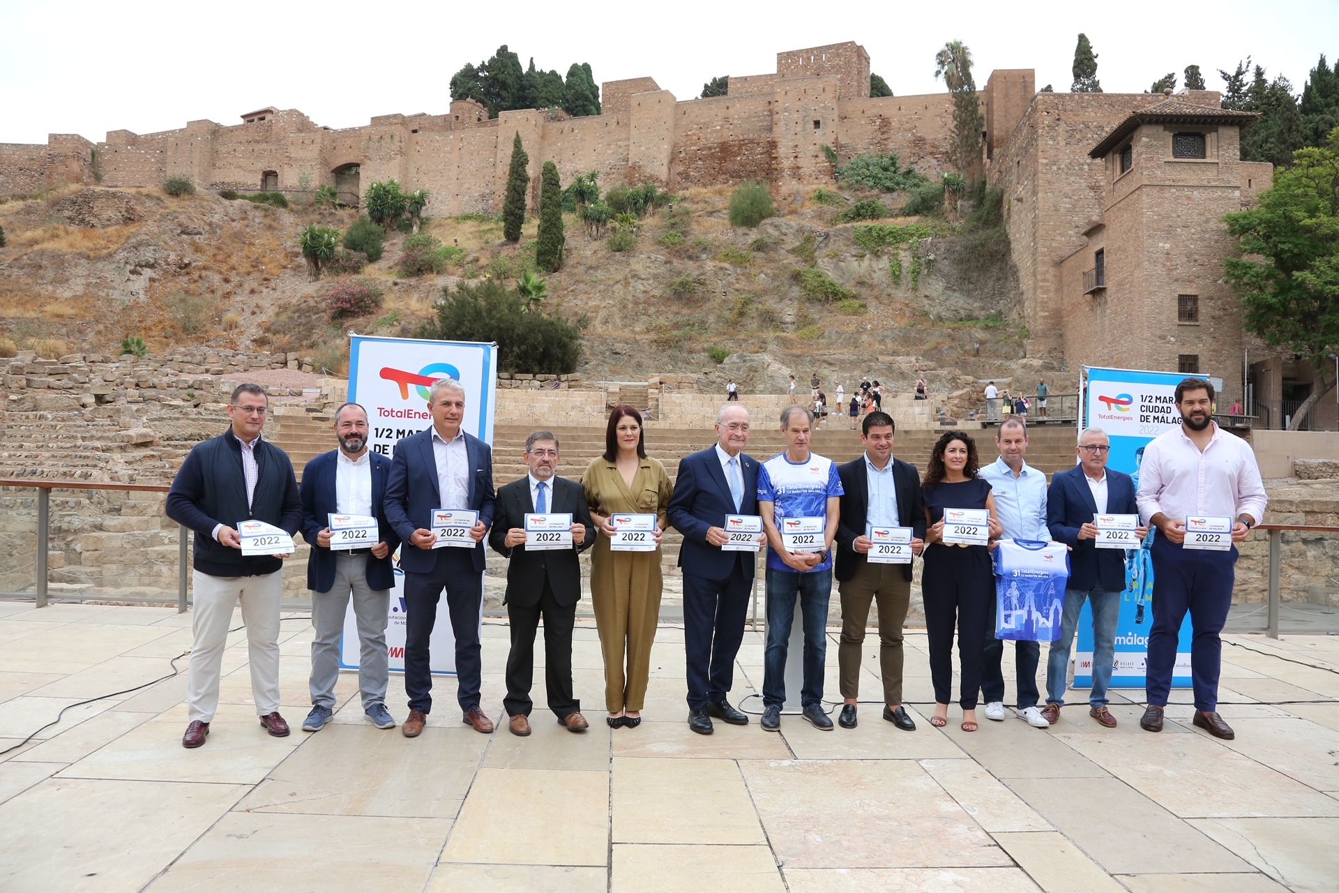 Una imagen de la presentación del TotalEnergies Medio Maratón Ciudad de Málaga. Una imagen de la presentación del TotalEnergies Medio Maratón Ciudad de Málaga.