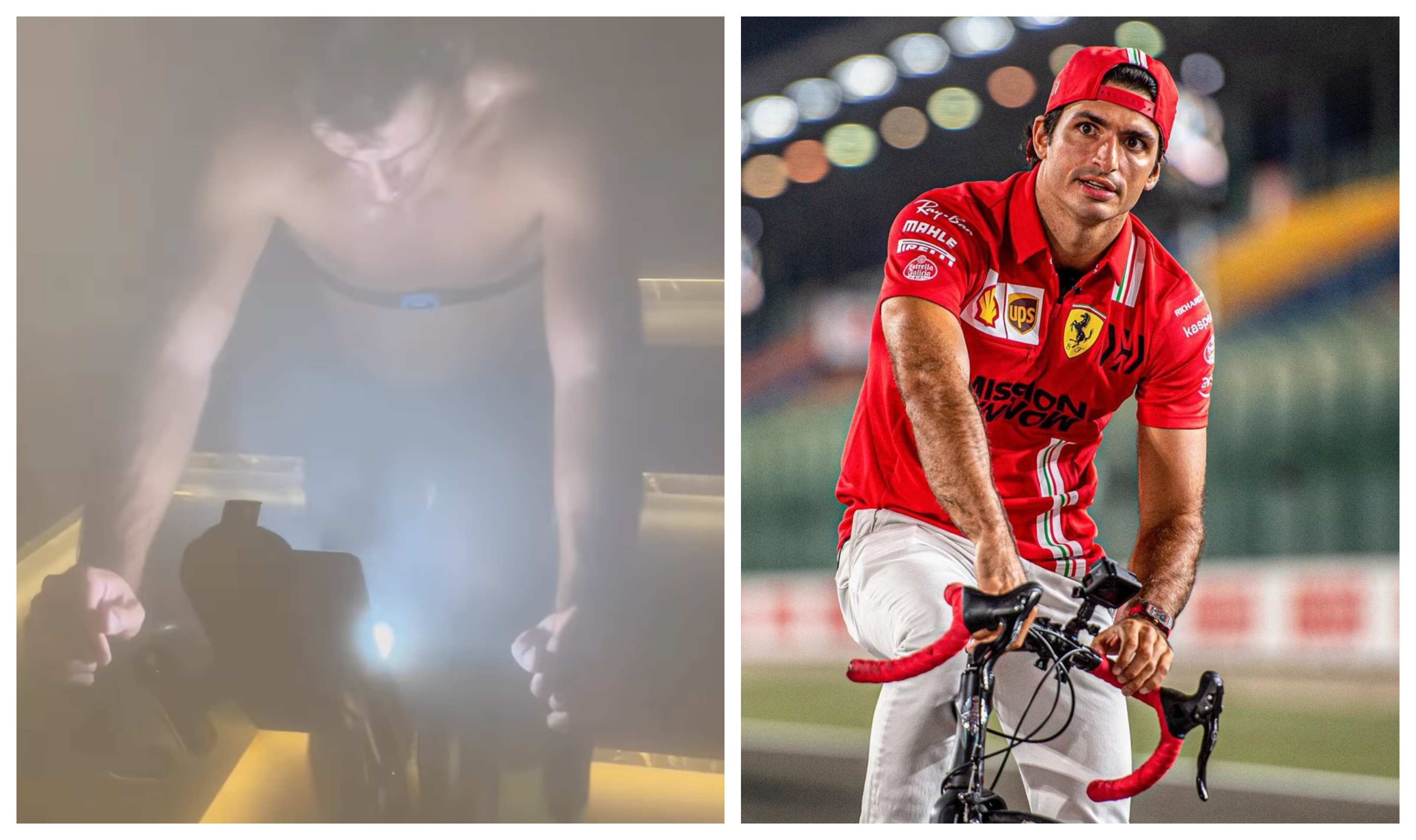 El entreno 'triatlético' de Carlos Sáinz para el GP de Singapur