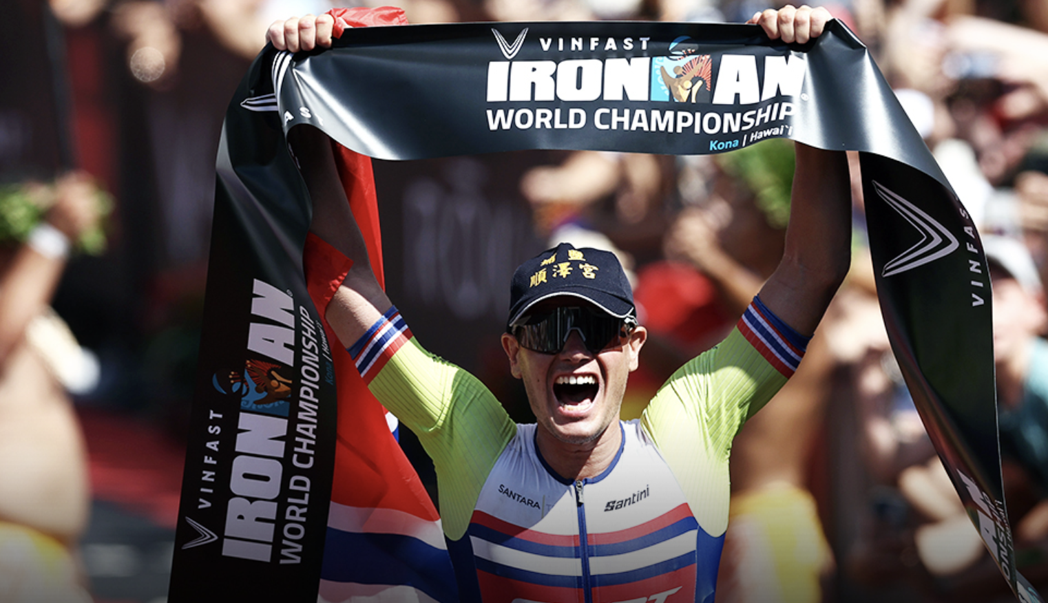 Gustav Iden se proclama campeón del mundo IRONMAN y pulveriza el récord de Kona.