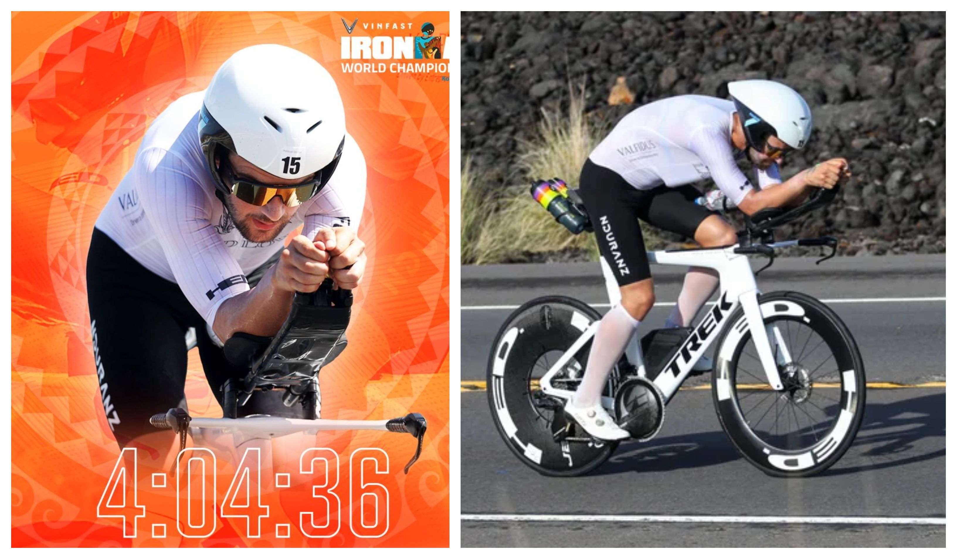 los datos de Strava del récord de Sam Laidlow en Kona