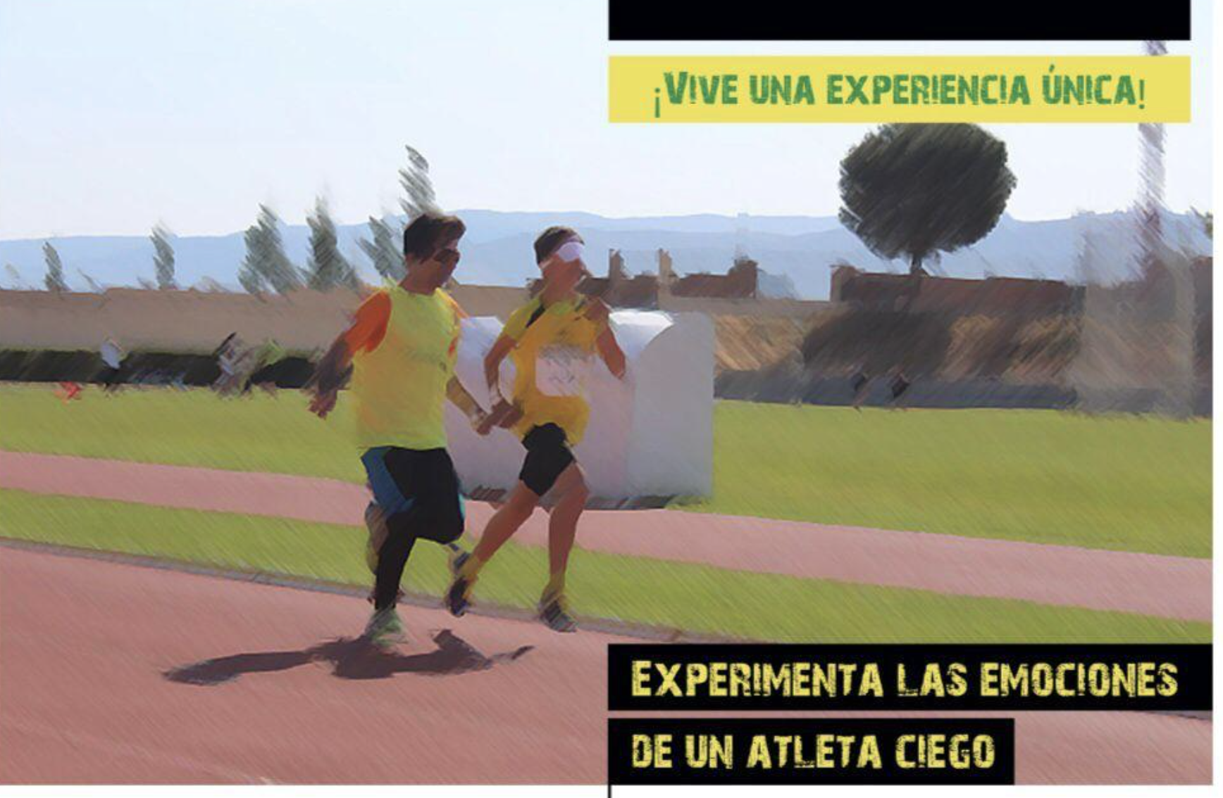 Experimenta las emociones de un atleta ciego.