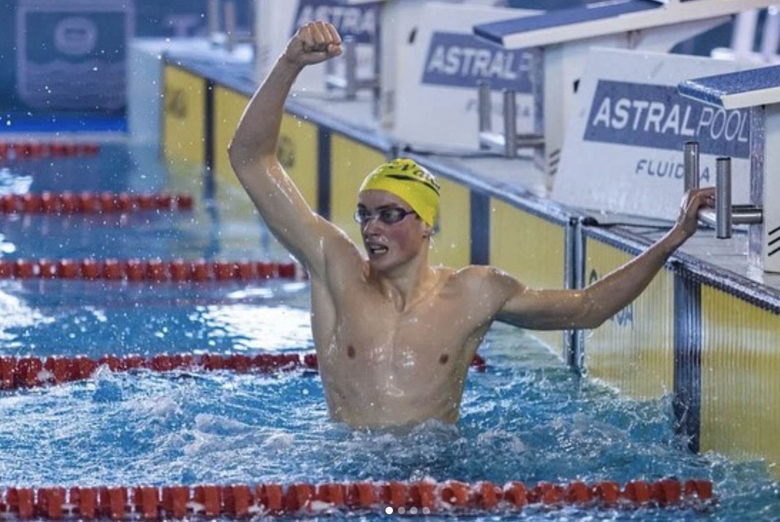 Un junior hace la mejor marca de la historia de la natación española.