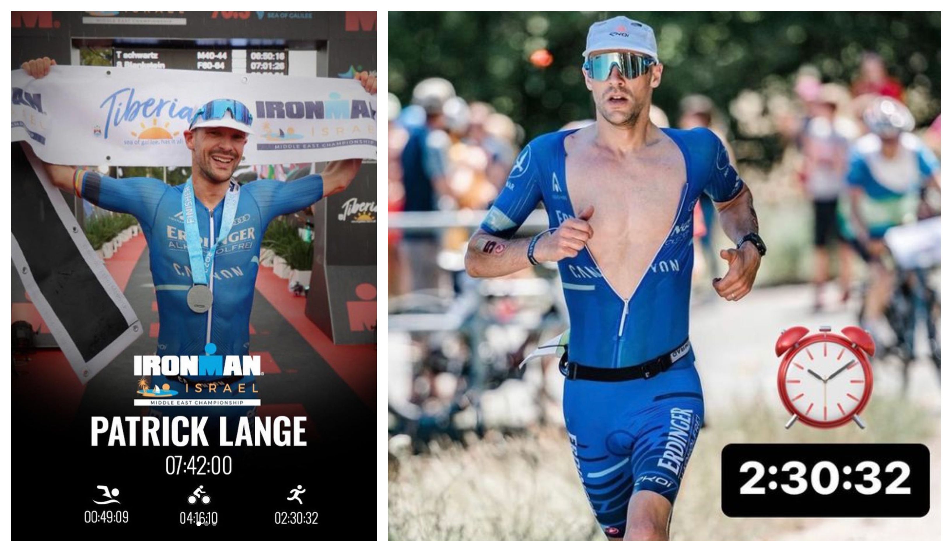 Analizamos el histórico récord de 2h30 de Patrick Lange en el maratón del IRONMAN de Israel