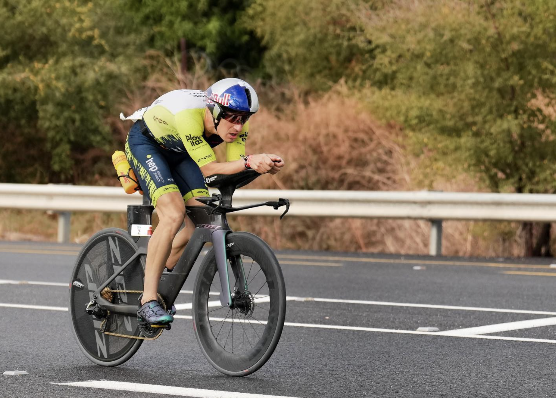 Los datos de potencia de Sebastian Kienle en el IRONMAN de Israel.