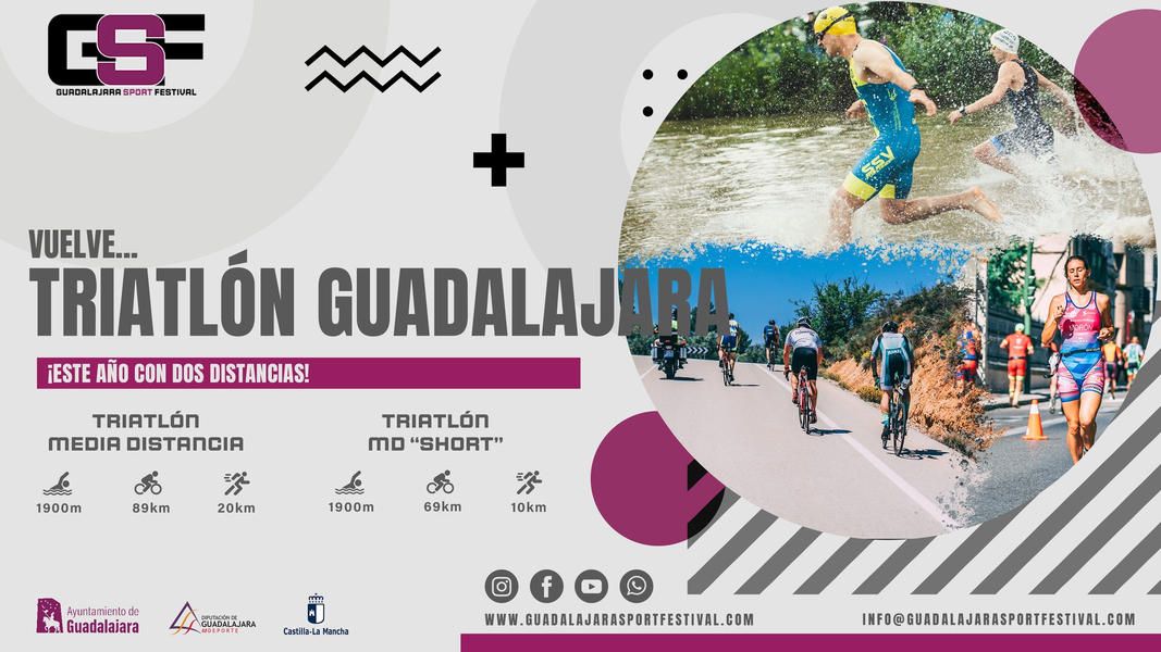 Vuelve el Triatlón de Guadalajara.