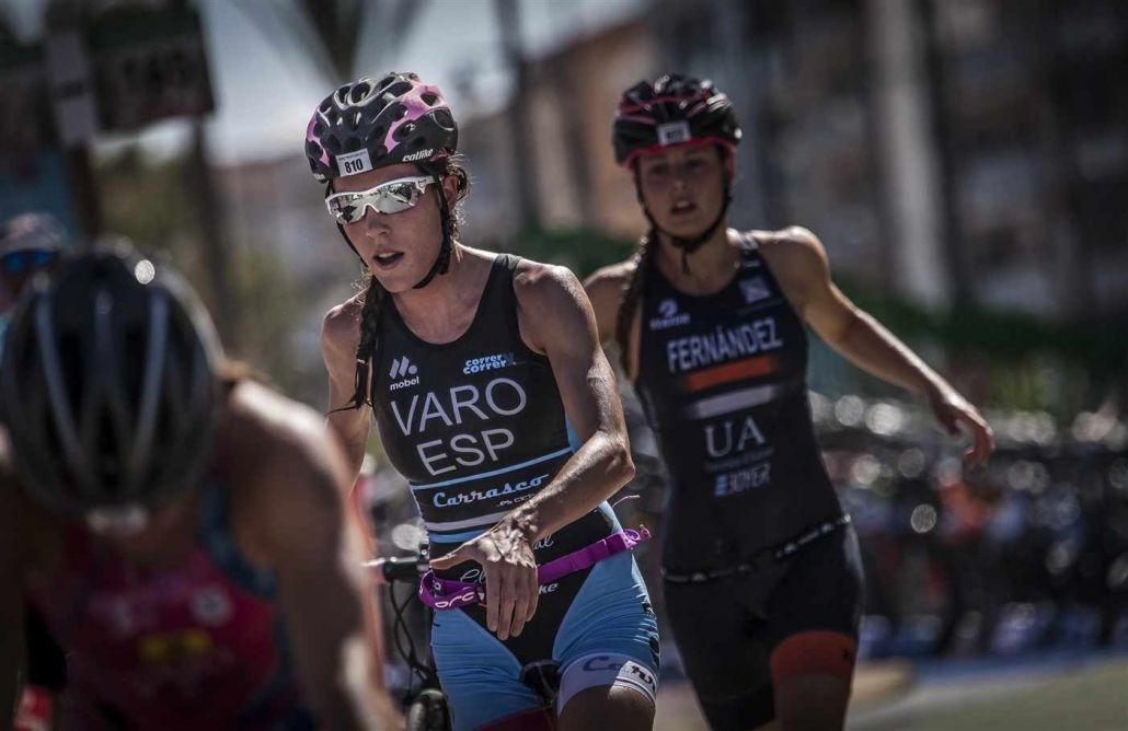 Hoy entrenamos con la triatleta... María Varo.