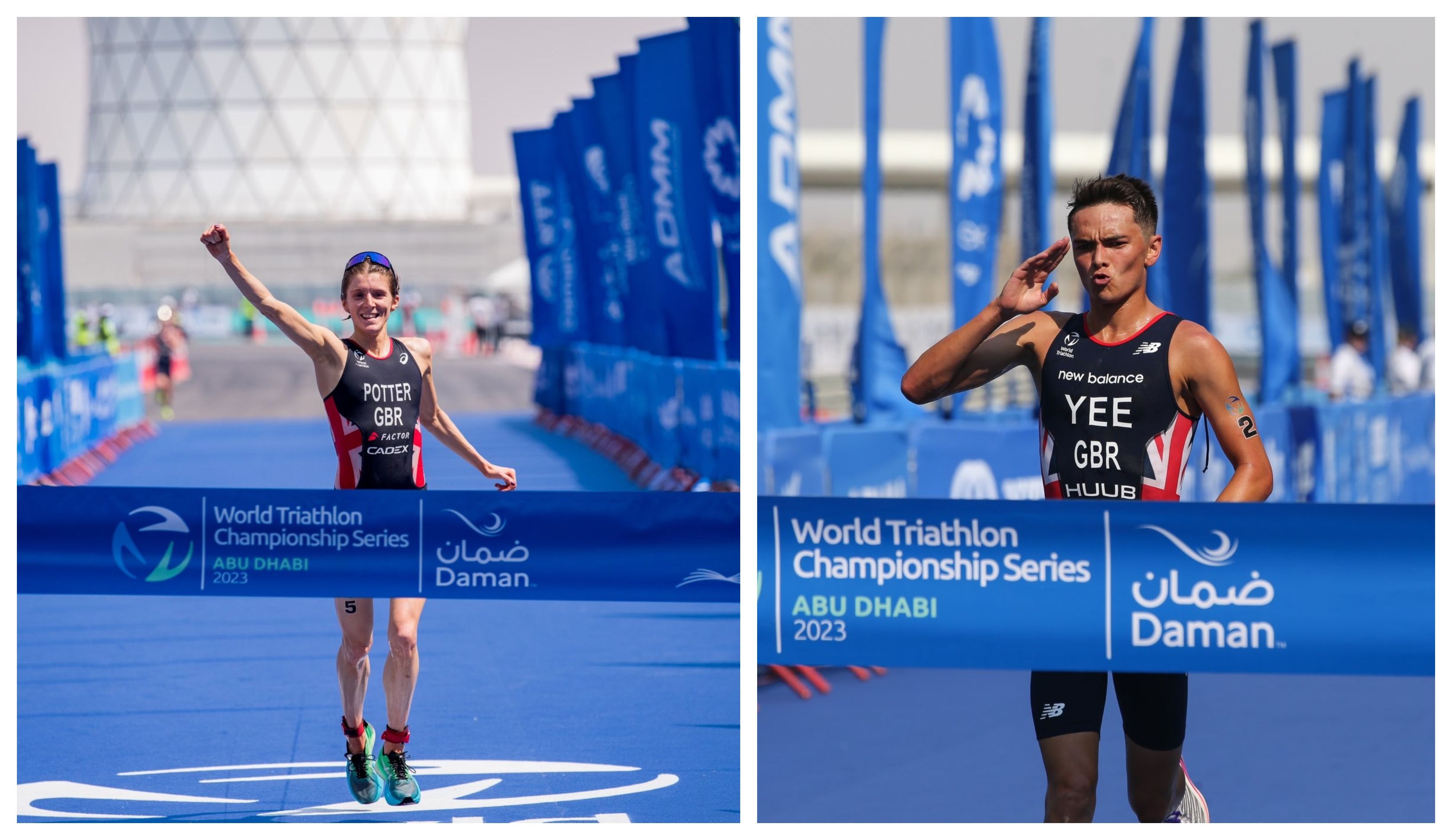 Doblete británico en Abu Dabi con Alex Yee y Berth Potter