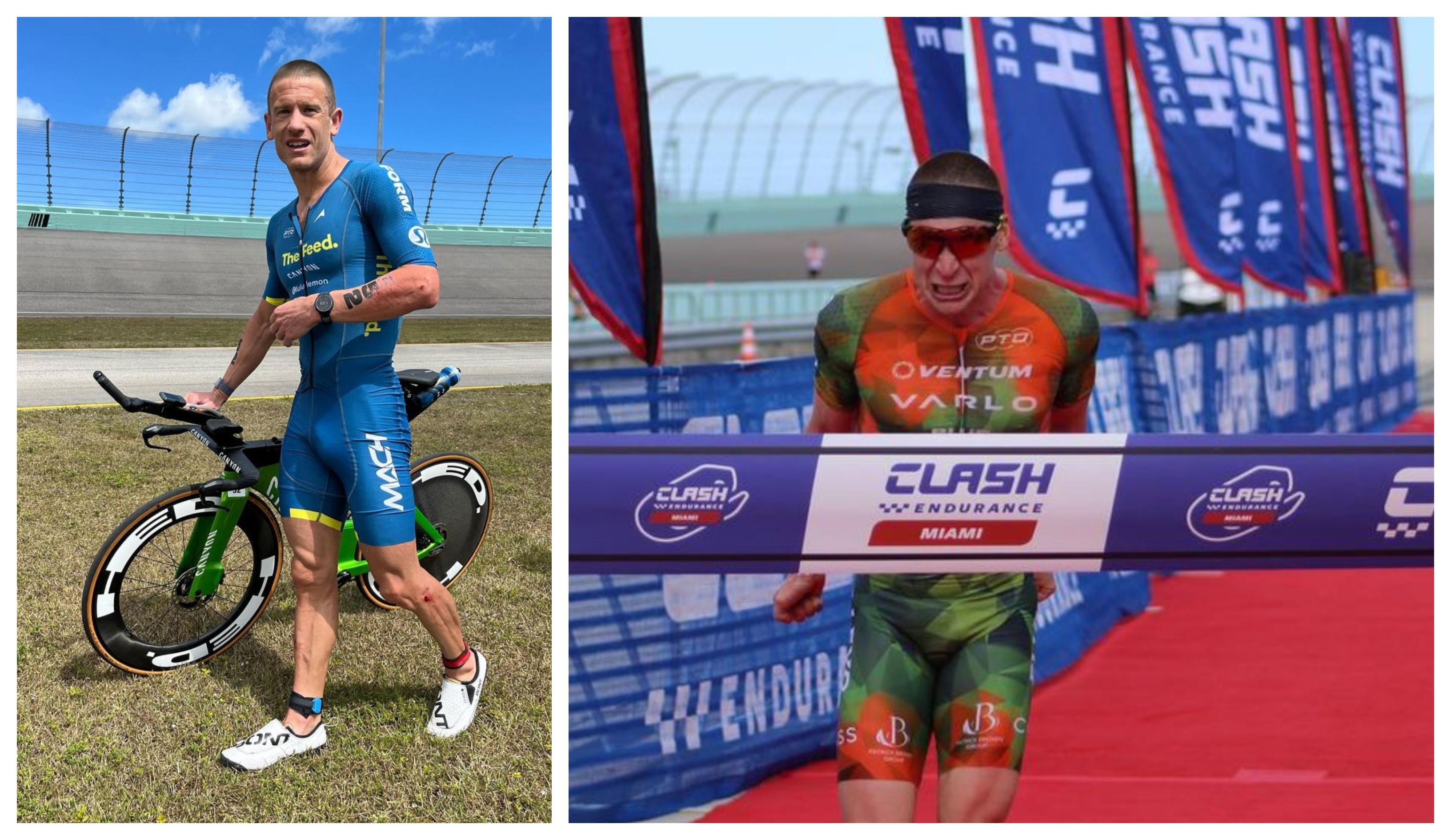 Lionel Sanders 'se la pega' en el Clash Miami; victoria para Jason West