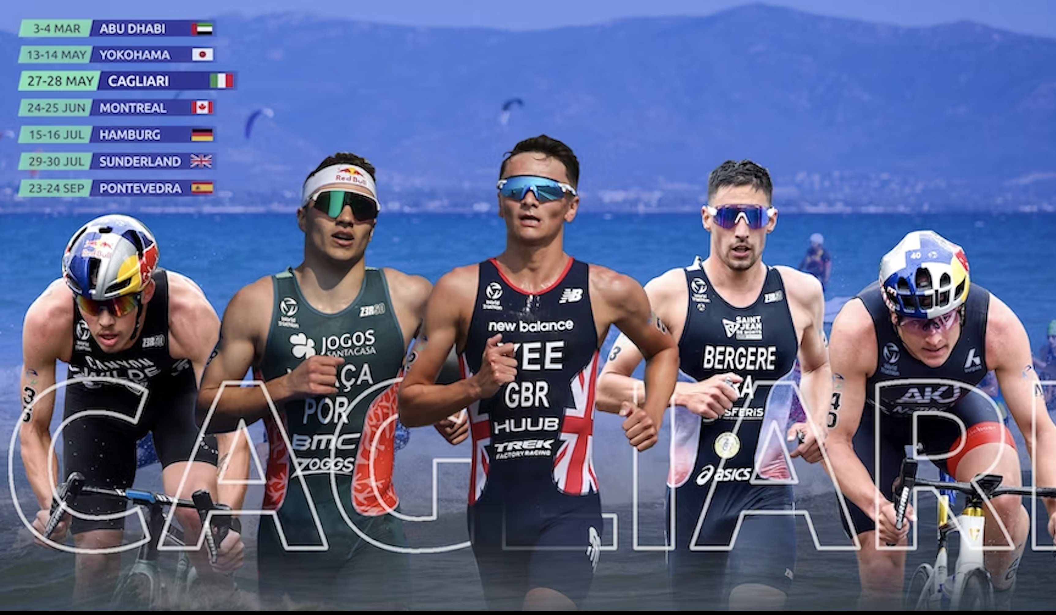 Dónde ver este sábado las WTS de Cagliari... con Blummenfelt, Iden, Mola, Yee, Wilde.