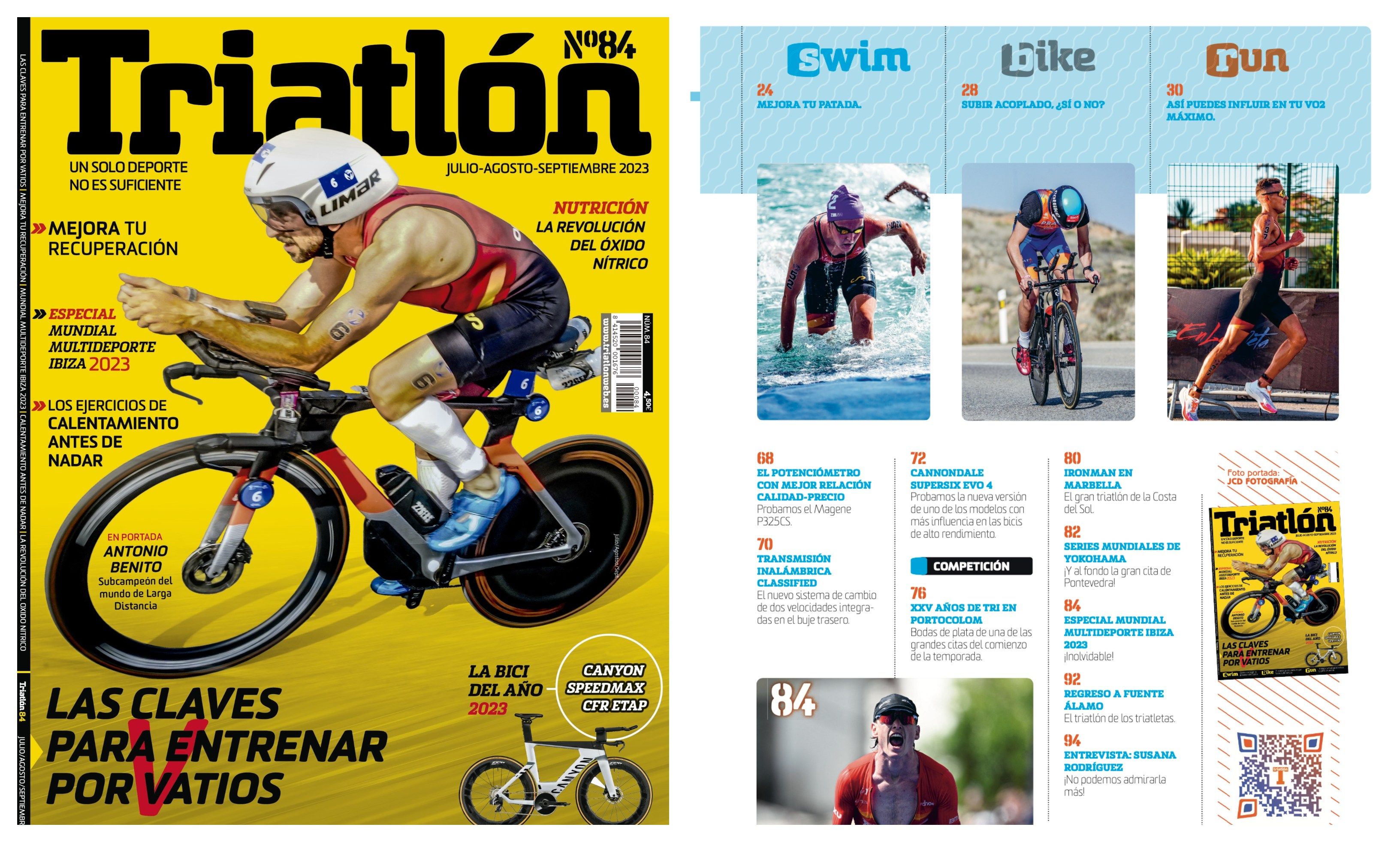 Ya está aquí el número 84 de la Revista Triatlón