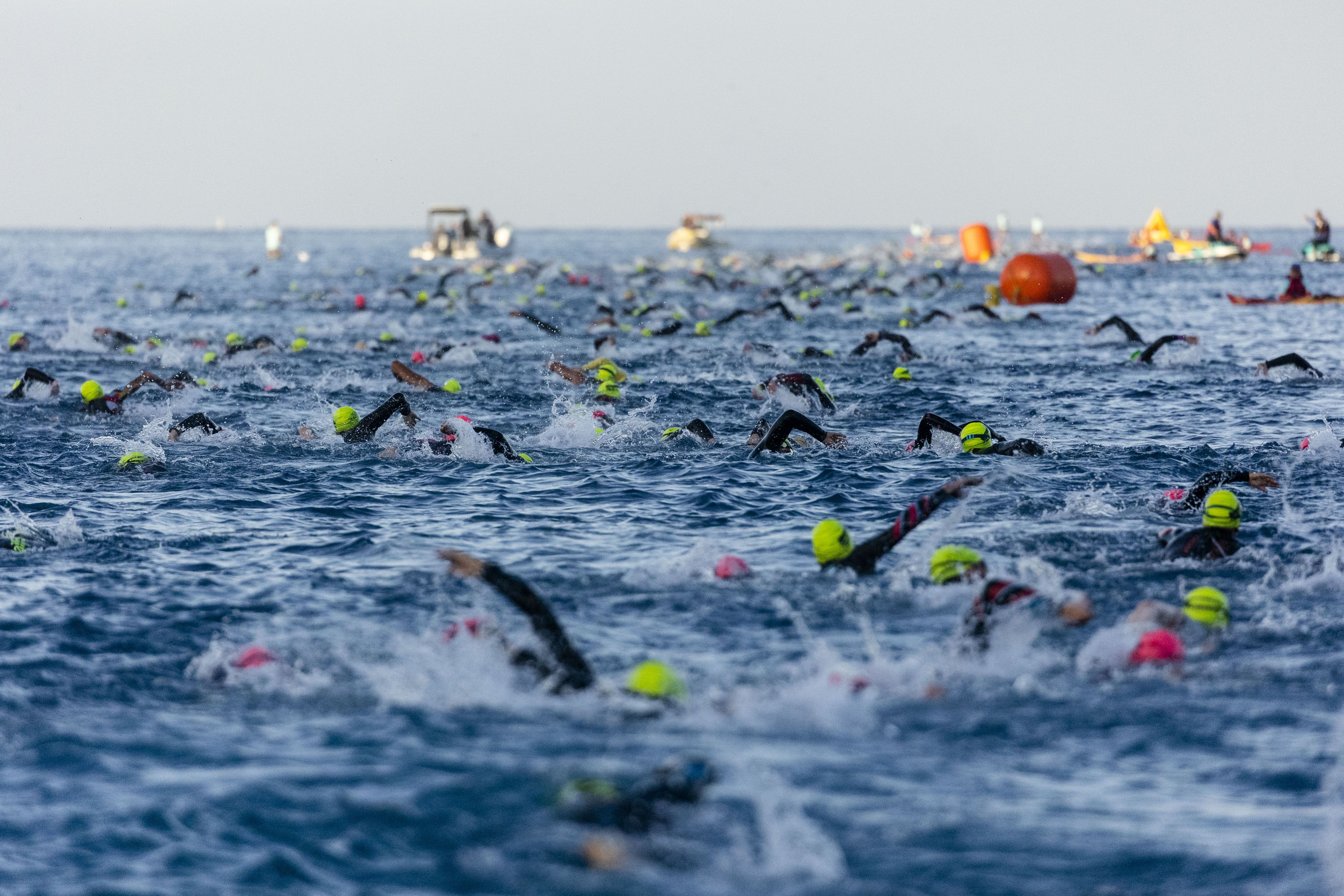 Mediterranean Sea swim (Photo by Jan Hetfleisch, Getty Images for IRONMAN) Mediterranean Sea swim (Photo by Jan Hetfleisch, Getty Images for IRONMAN)