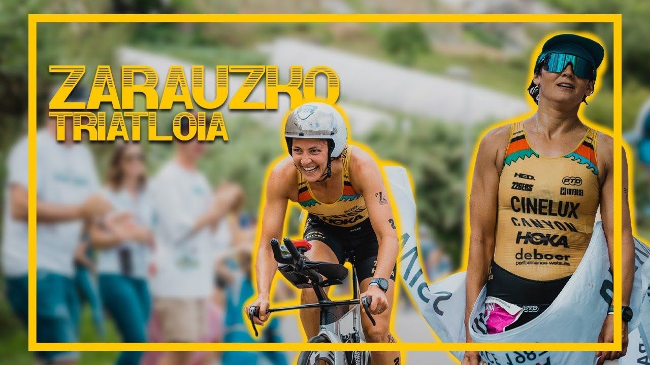 [VÍDEO] La victoria de Sara Pérez en el Triatlón de Zarautz.