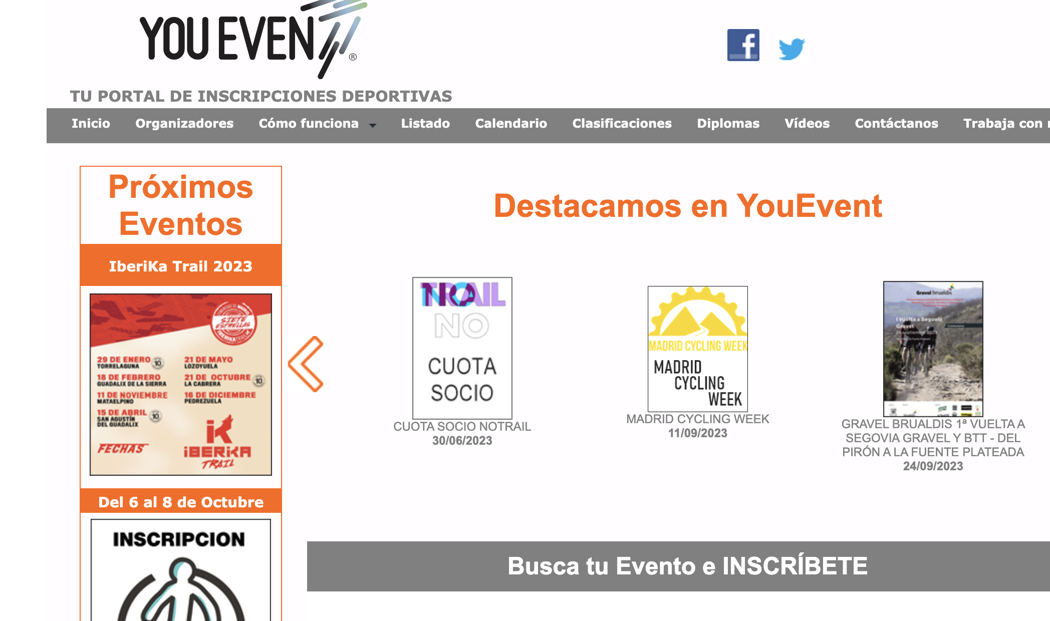 El portal que gestiona tus inscripciones.