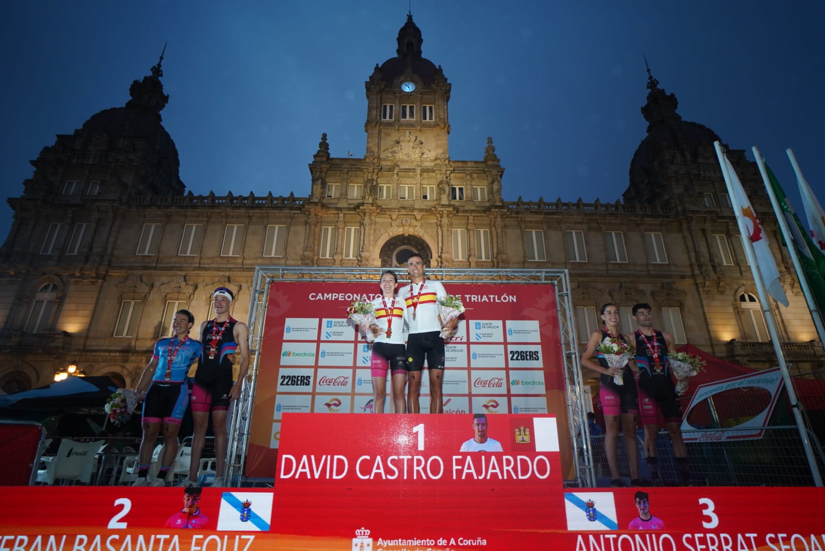 María Casals y David Castro ganan el Campeonato de España de Triatlón distancia olímpica 2023.