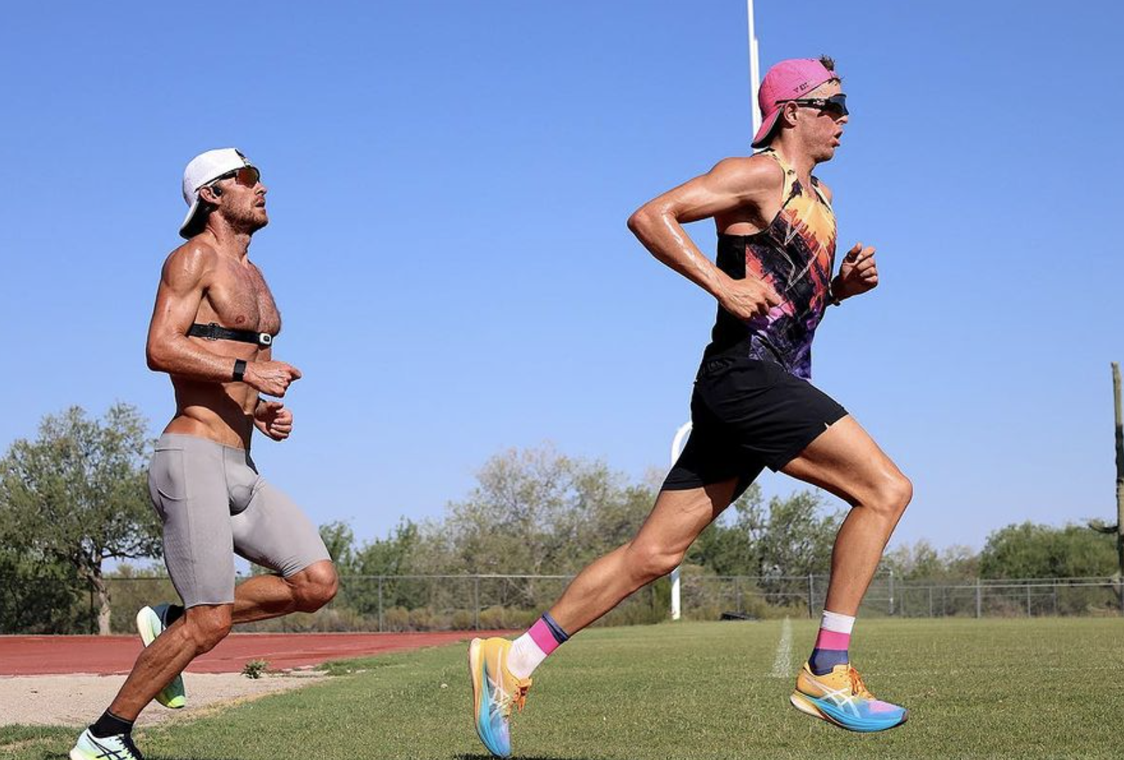 La brutal sesión de carrera a pie que han compartido Lionel Sanders y Sam Long.