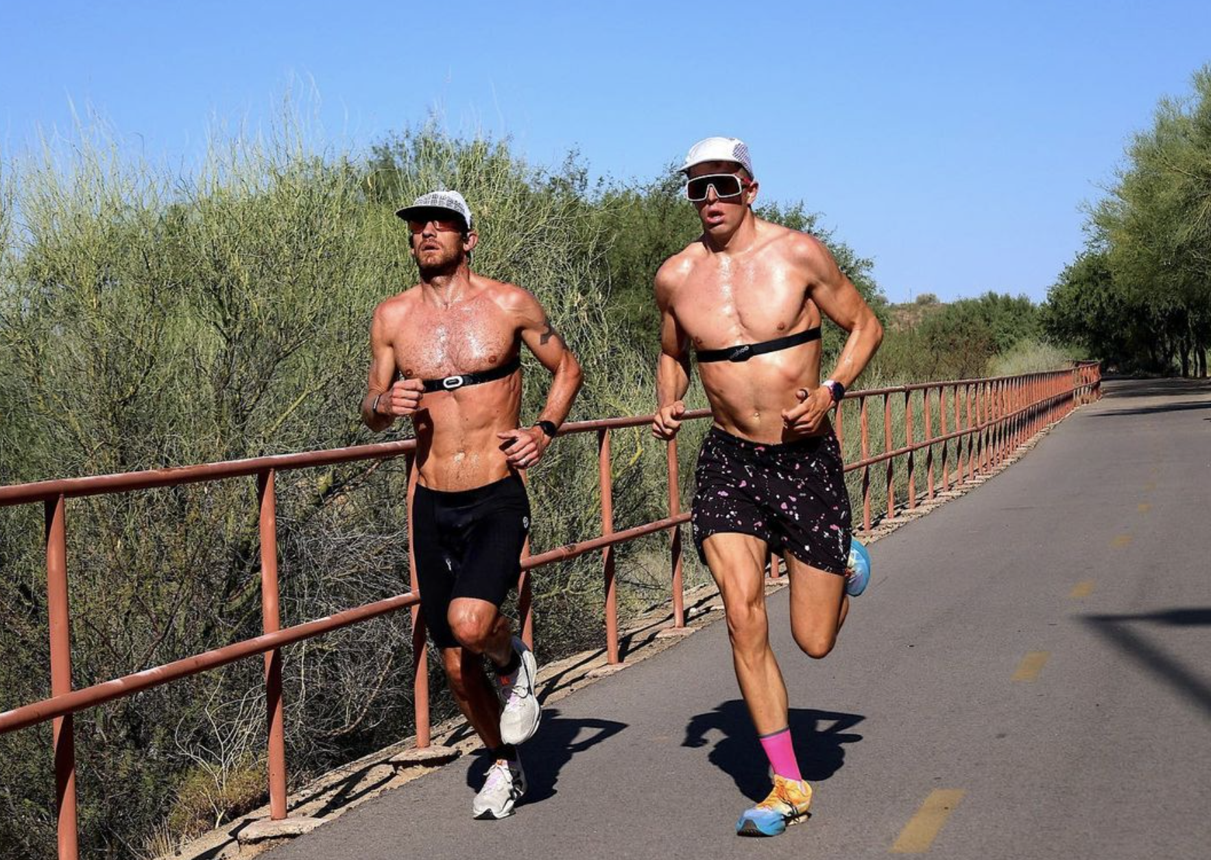 Lionel Sanders y Sam Long le cogen el gusto a lo de entrenar juntos.