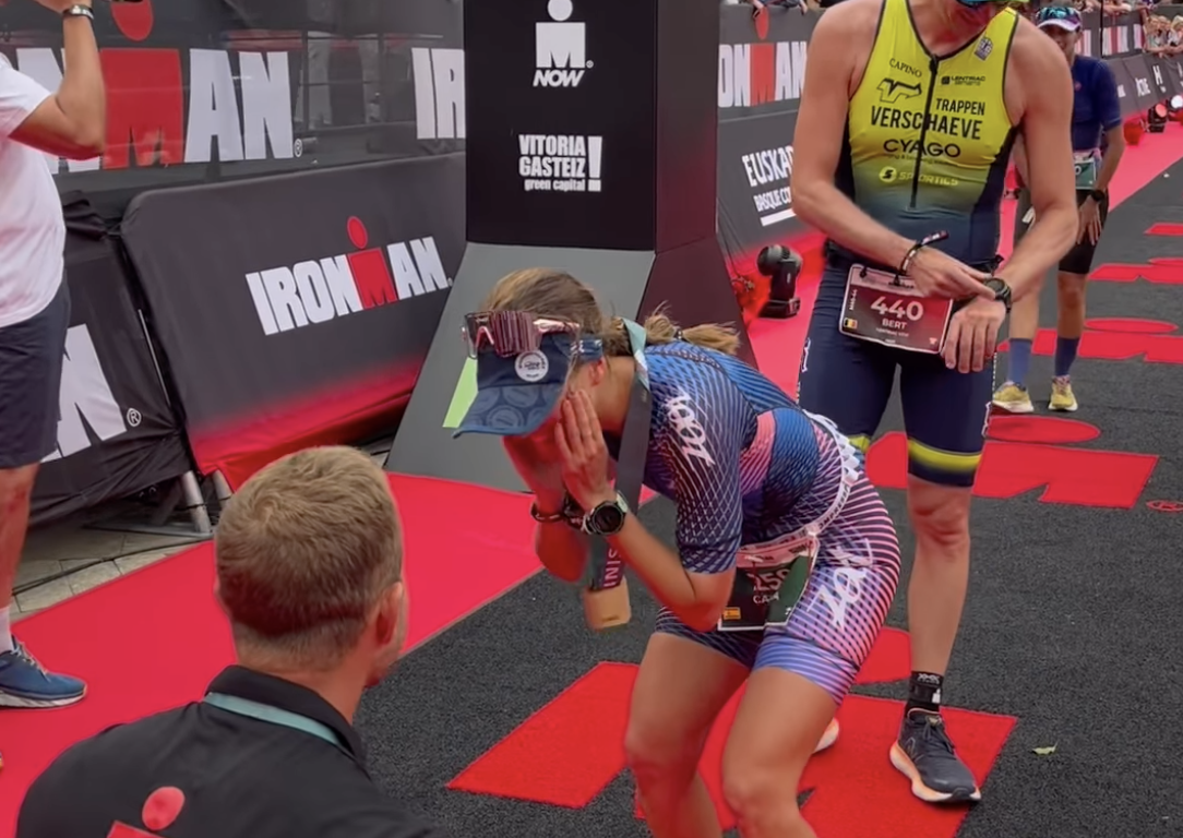 Acabas el IRONMAN de Vitoria...y te piden matrimonio.