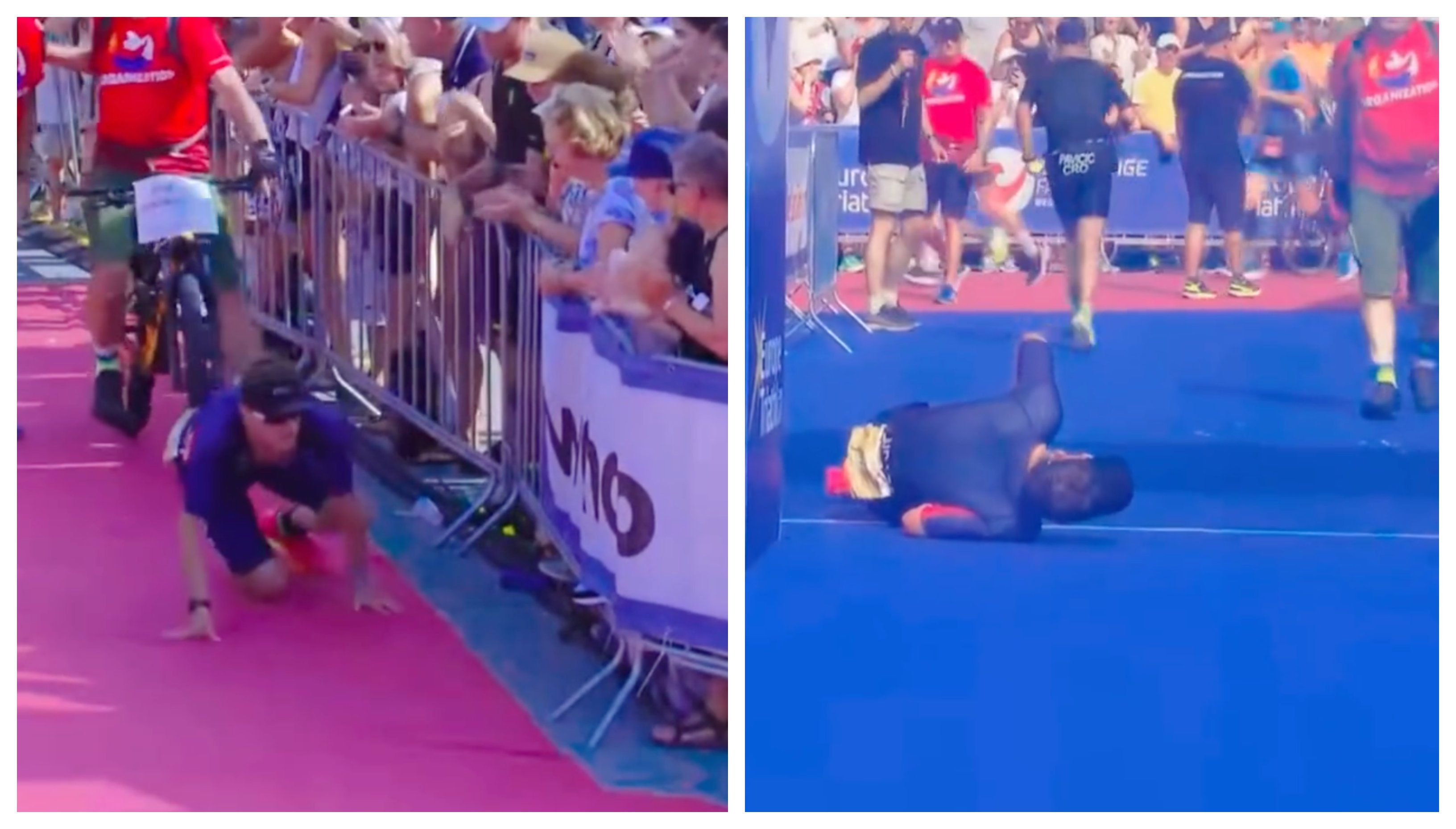 [VÍDEO] La impactante secuencia del colapso de Kieran Lindars en el Challenge Almere Amsterdam