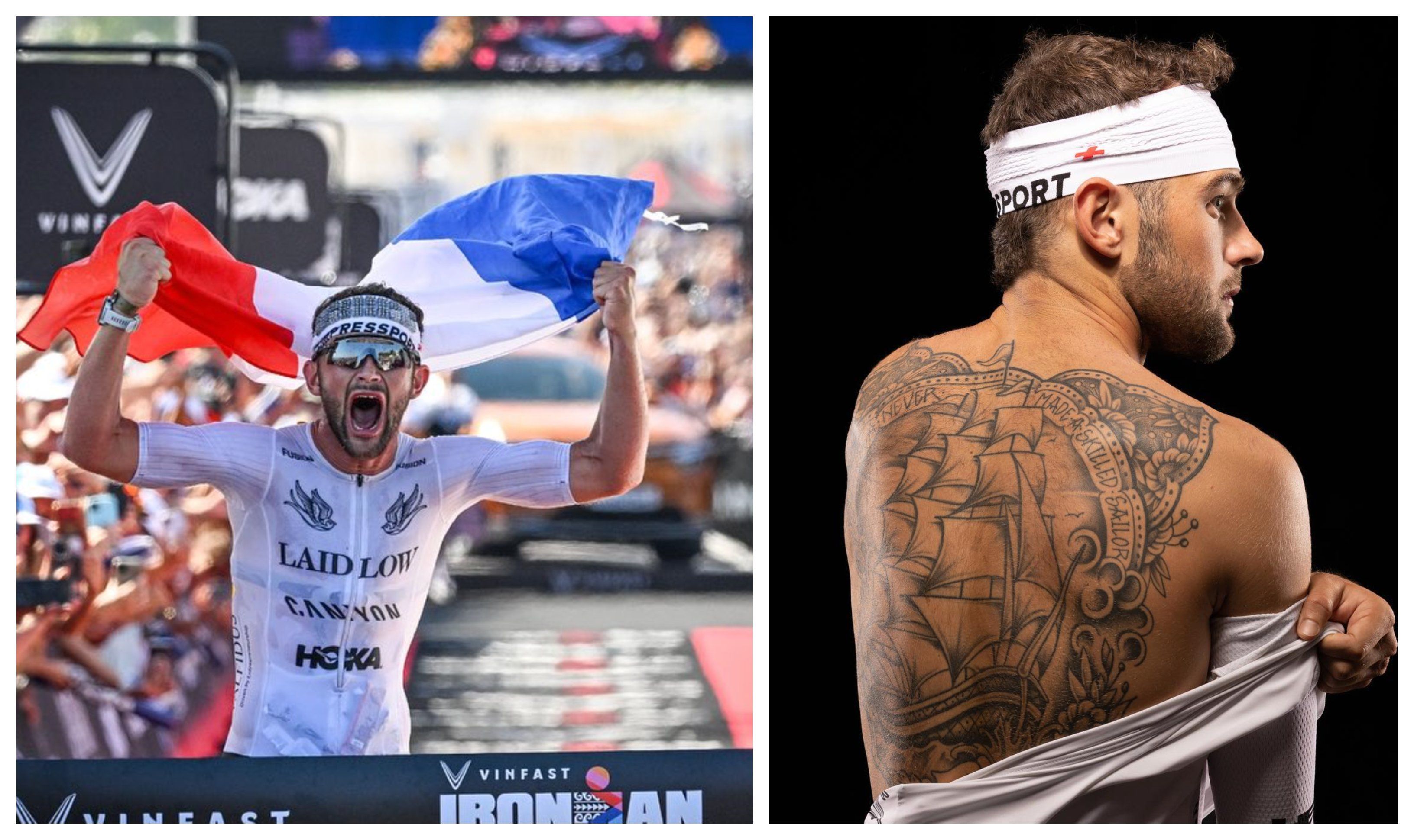 Ojo al tatuaje que quiere hacerse el flamante campeón del mundo IRONMAN Sam Laidlow
