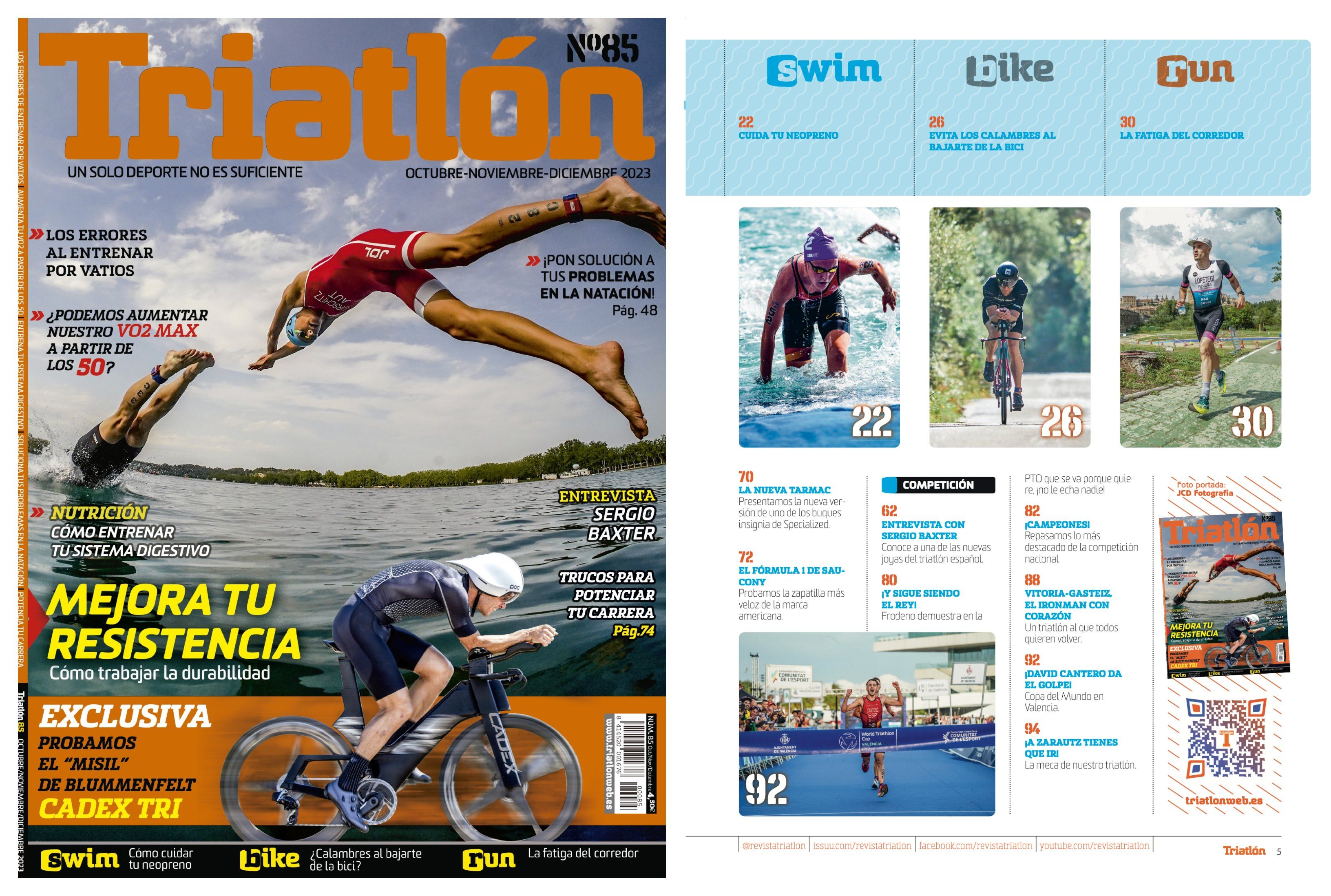 Ya está aquí el número 85 de la Revista Triatlón