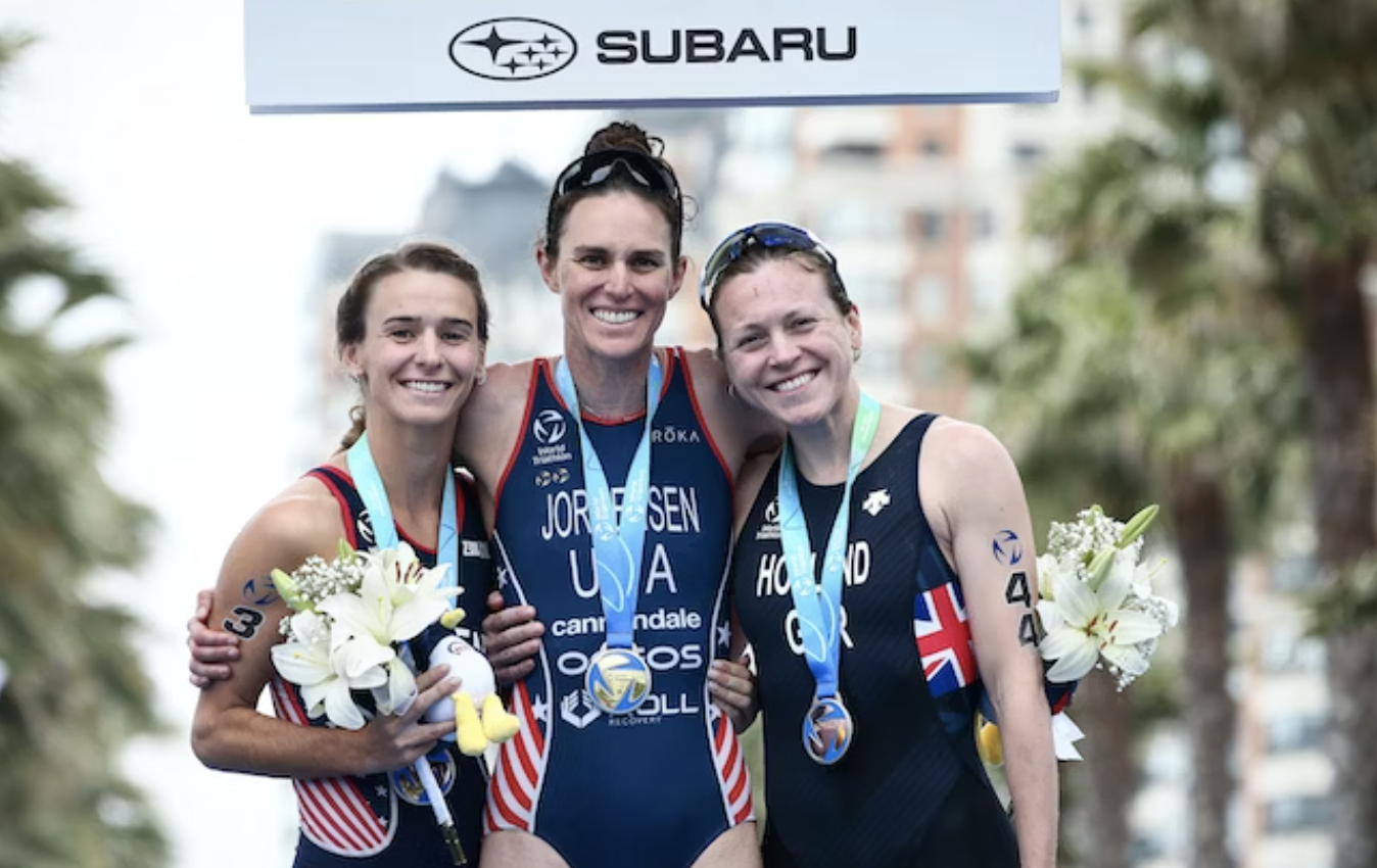 Gwen Jorgensen gana la Copa del Mundo de Viña del Mar.