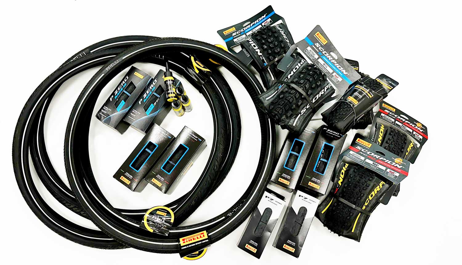 Consigue cubiertas Pirelli para todas tus bicis.
