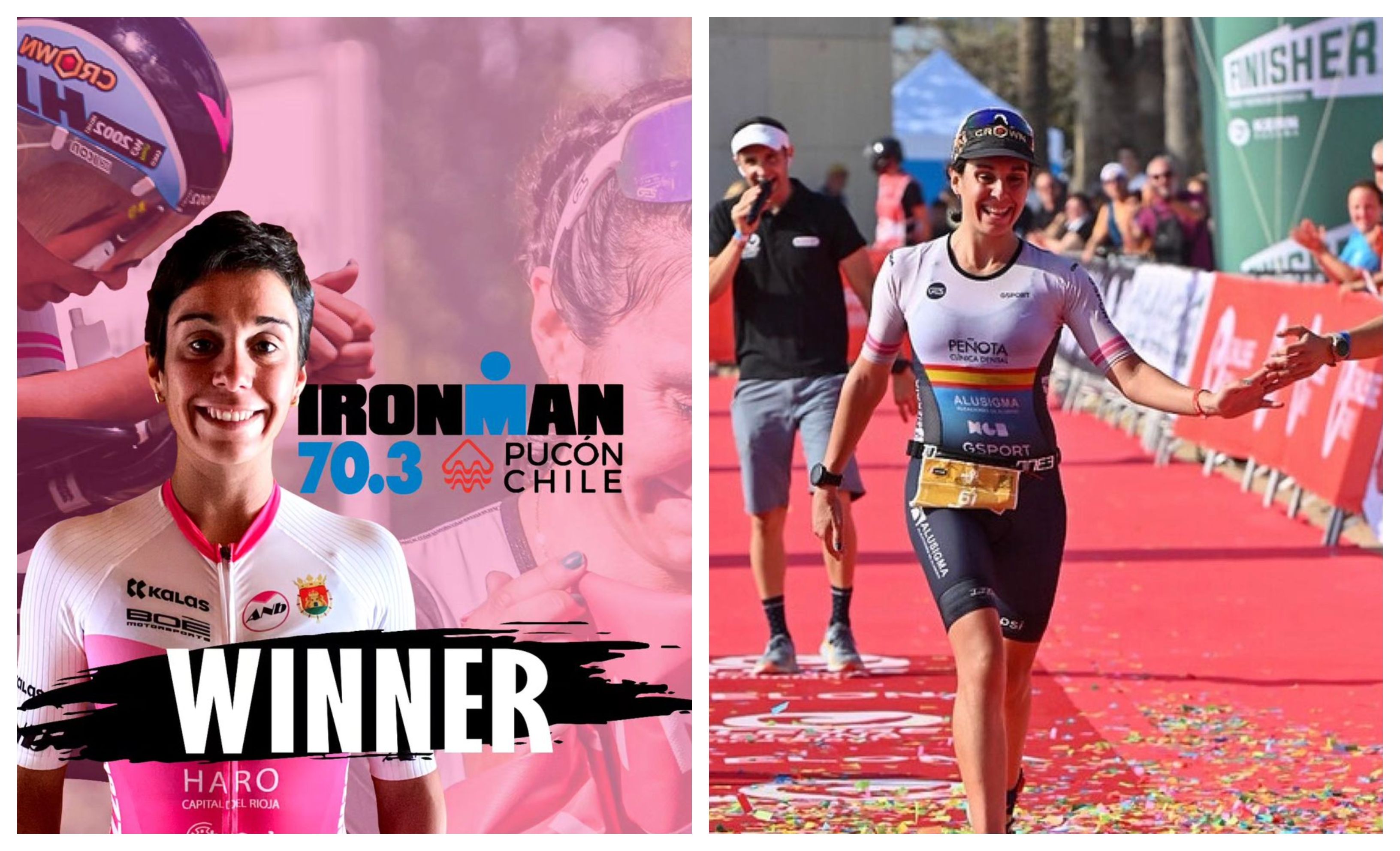 Marta Sánchez gana el IRONMAN 70.3 de Pucón