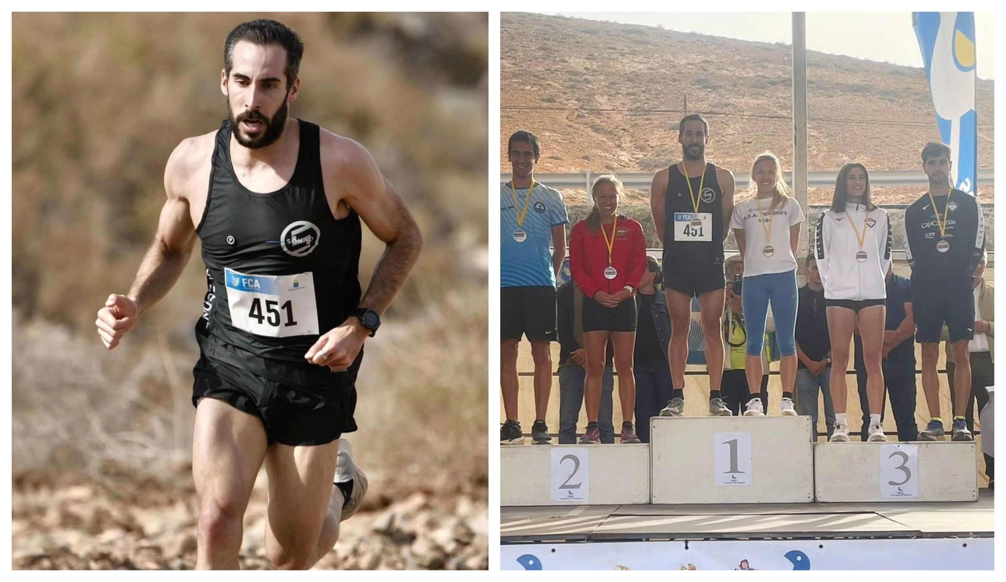 Vicente Hernández progresa adecuadamente  gana el Campeonato Canario de Cross