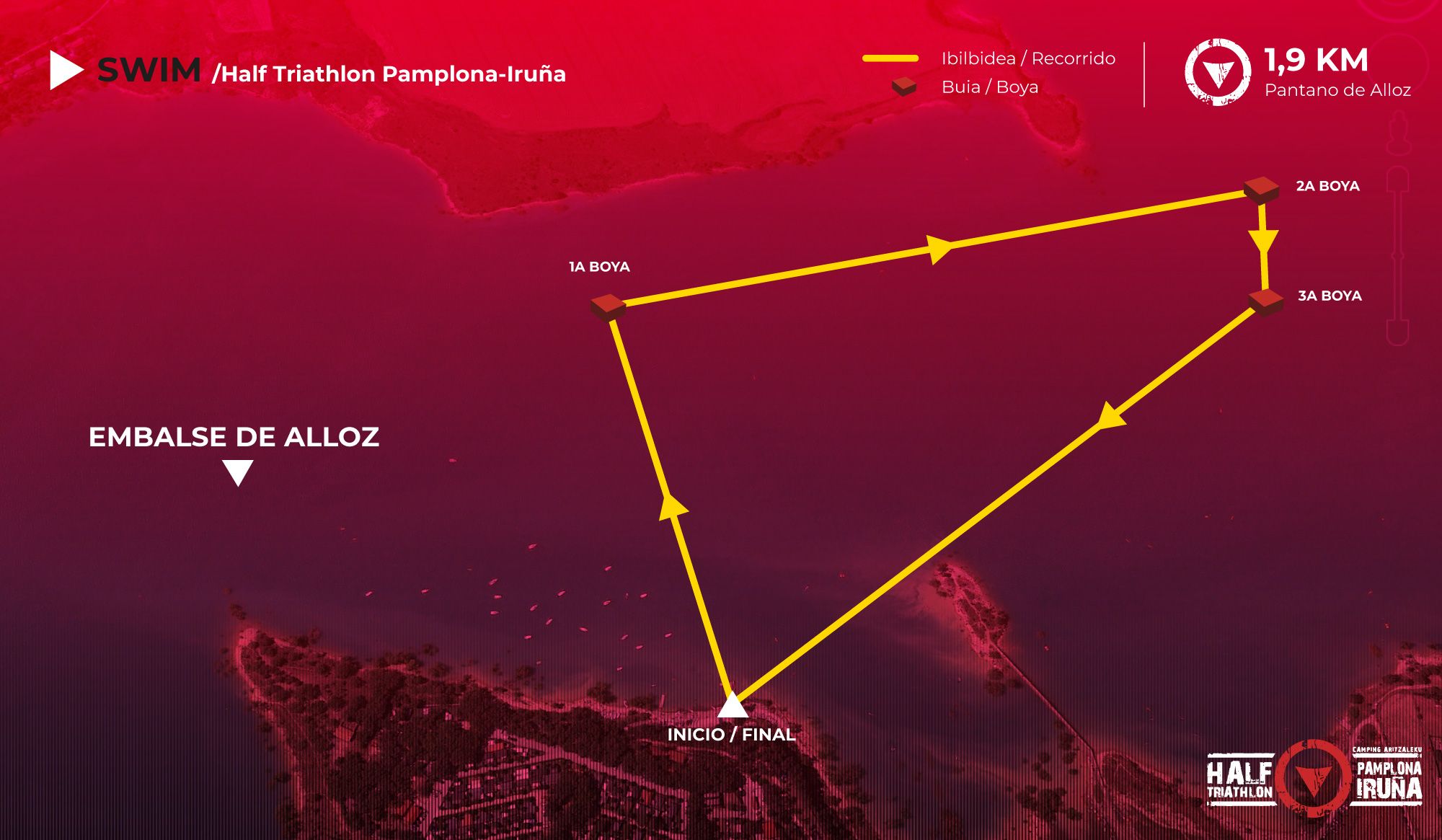 Mapa Pamplona Swim 2021 1
