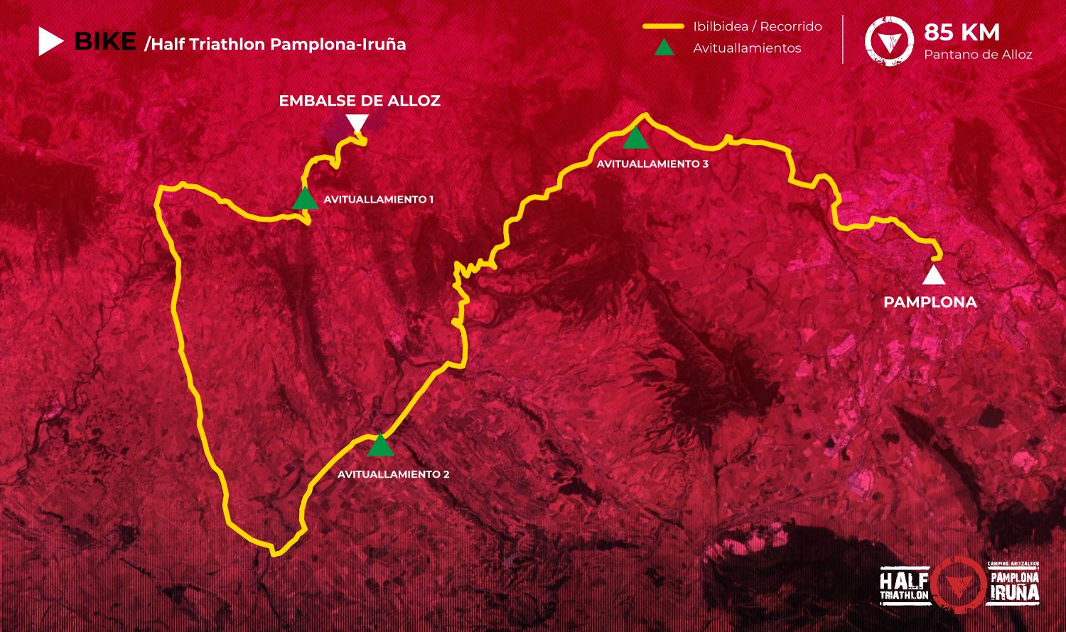 Mapa Pamplona Bike 2022 2