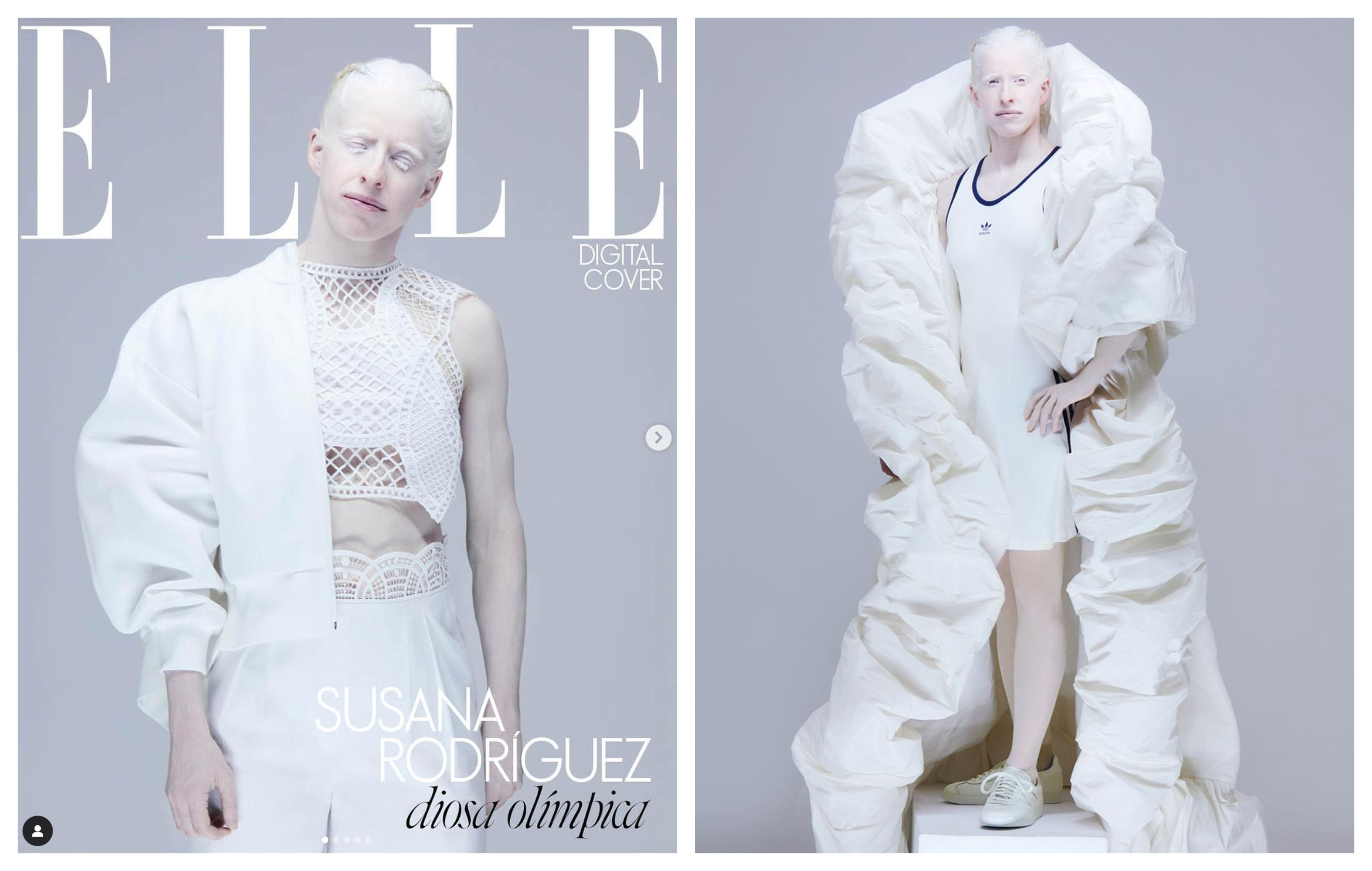 Susana Rodríguez,  Diosa Olímpica  en la portada de Elle