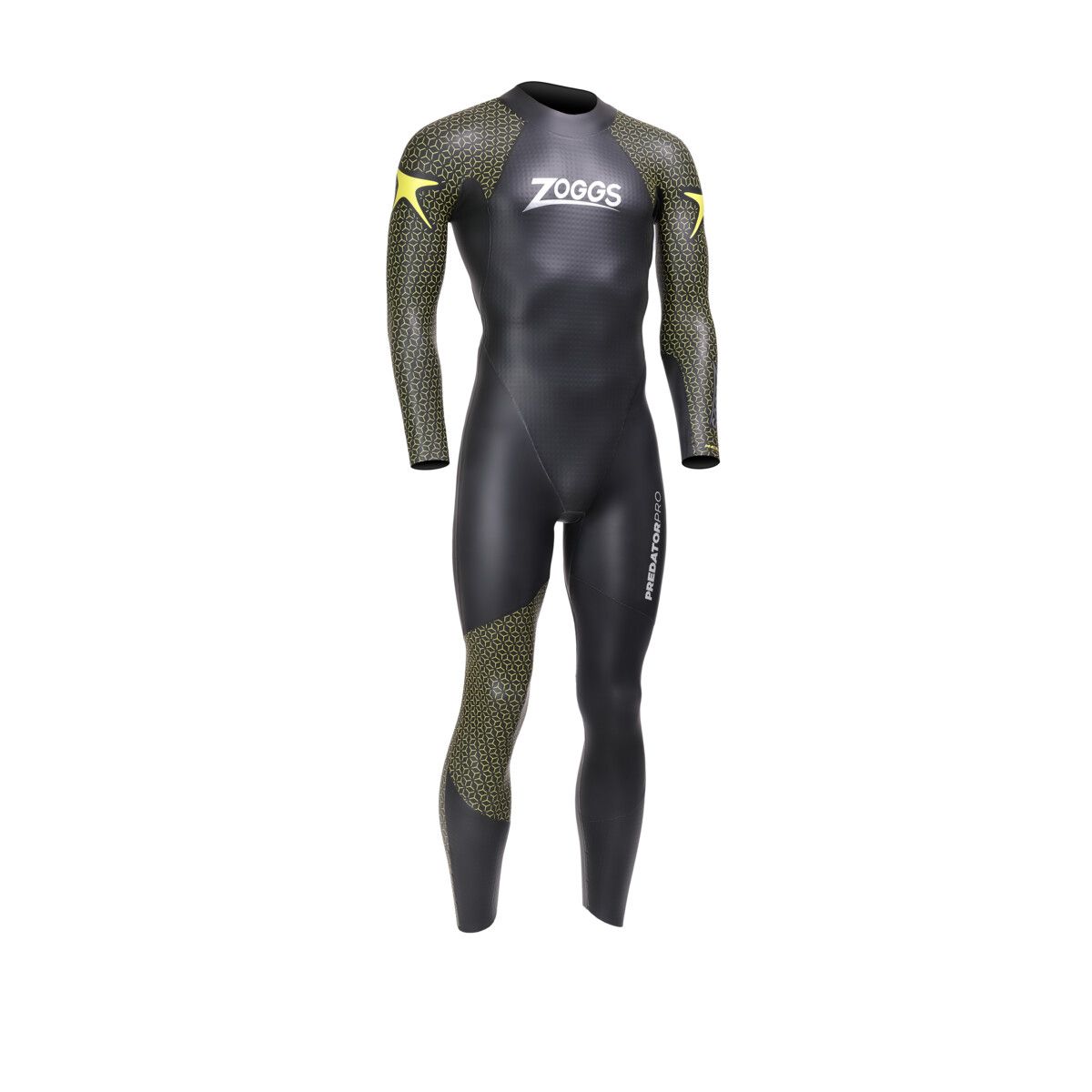 mens predator pro fs triathlon wetsuit black yellow mens predator pro fs triathlon wetsuit black yellow