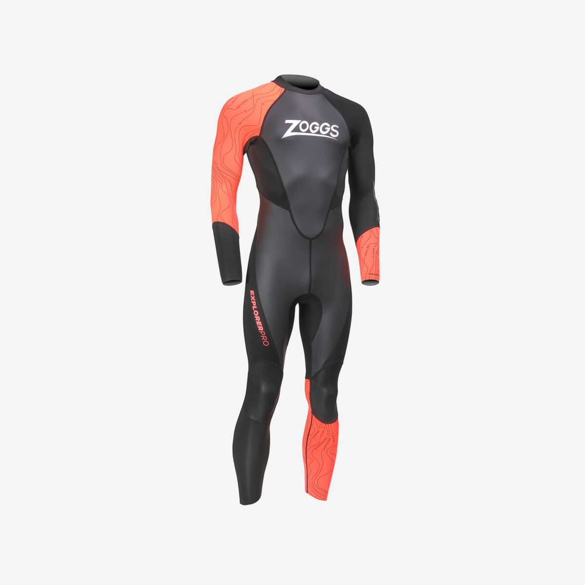 mens explorer pro fs open water wetsuit black red mens explorer pro fs open water wetsuit black red
