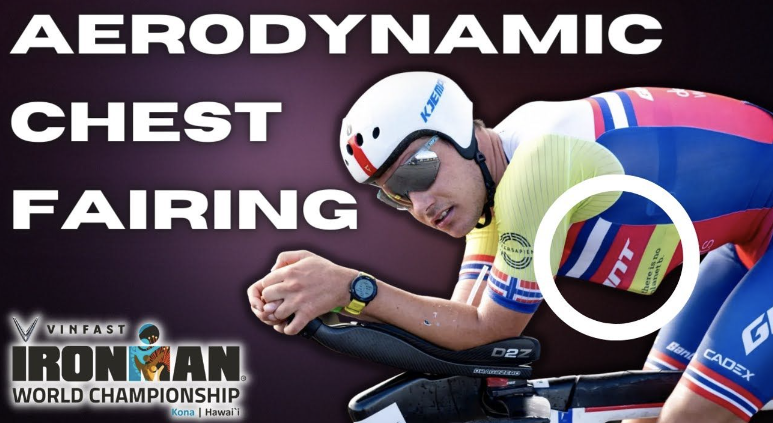 IRONMAN prohíbe el 'truco aero' de llevar un bidón en el pecho.
